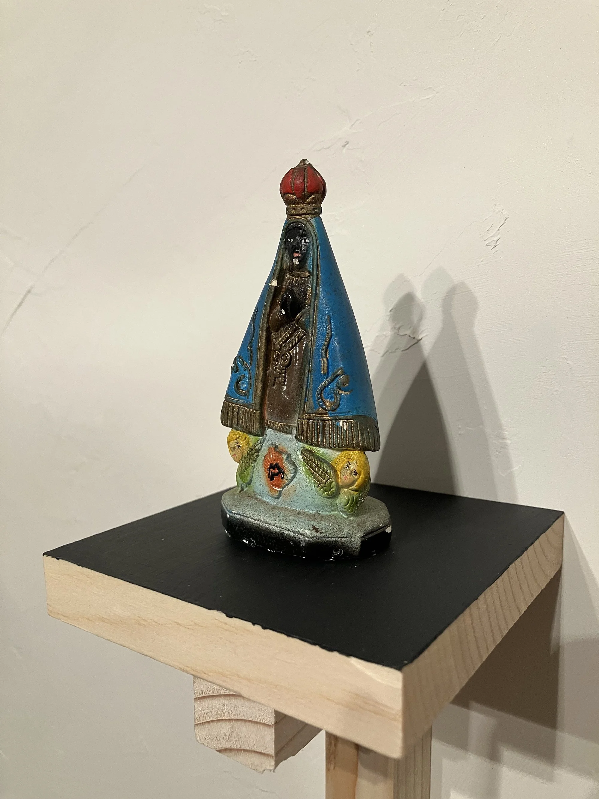 Unknown,
Our Lady of Aparecida, 1998, paint, plaster
4 1⁄2 x 2 x 1 inches