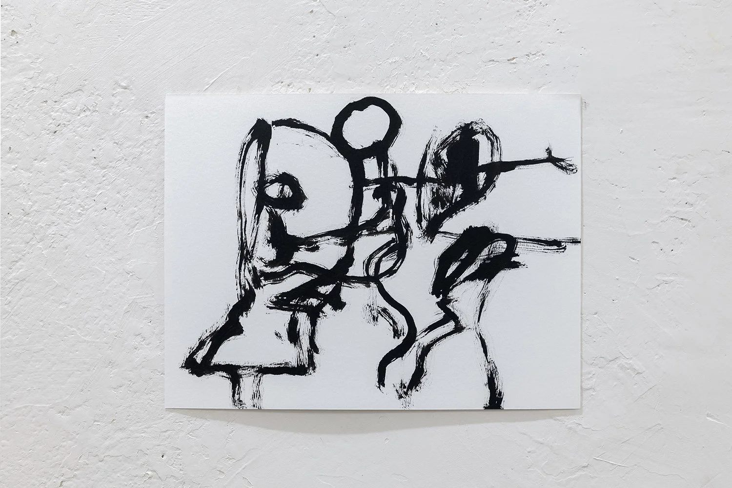 Paul Whiting,  Untitled , 2026, ink on paper,  9 x 12 inches