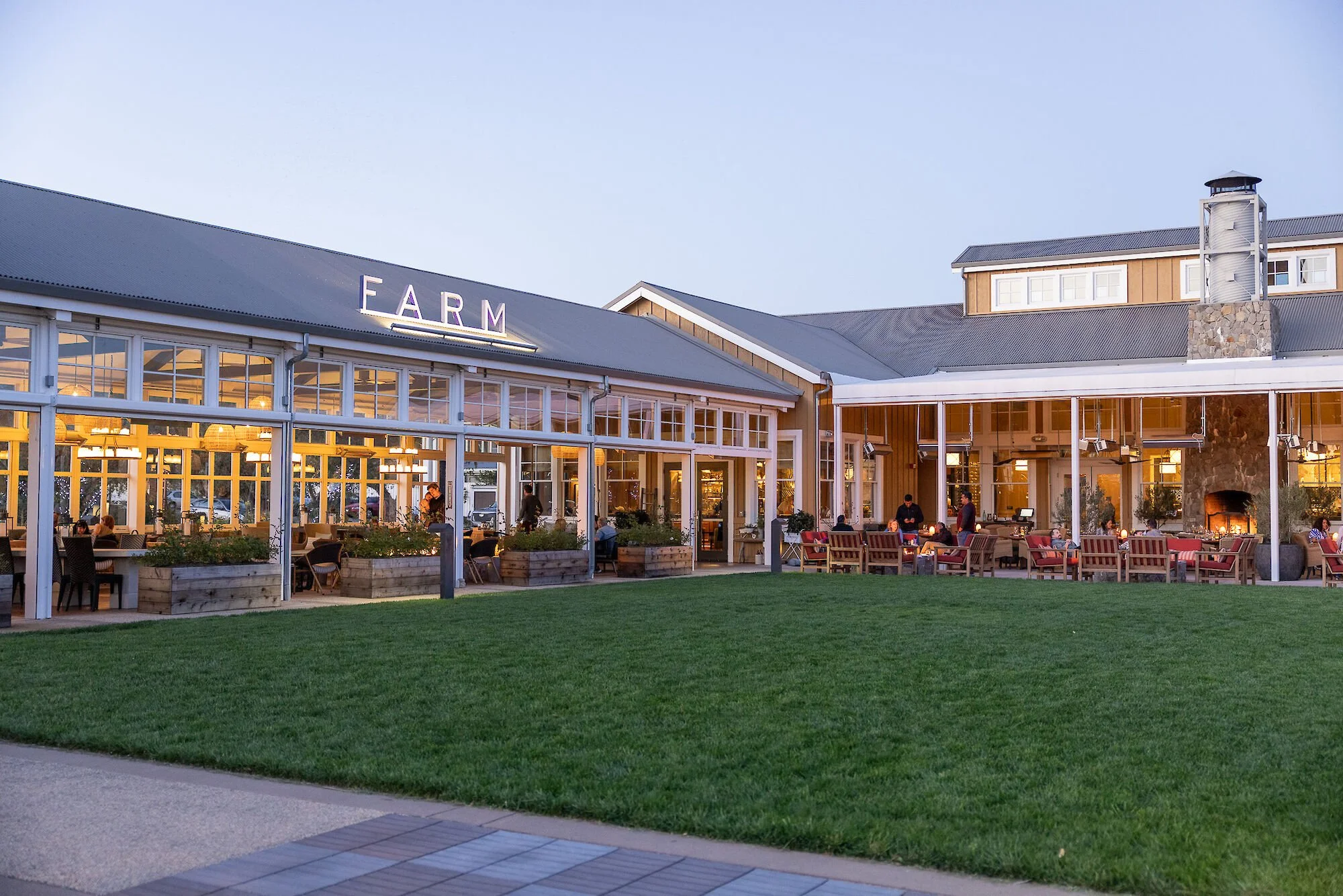 exterior of the carneros event center