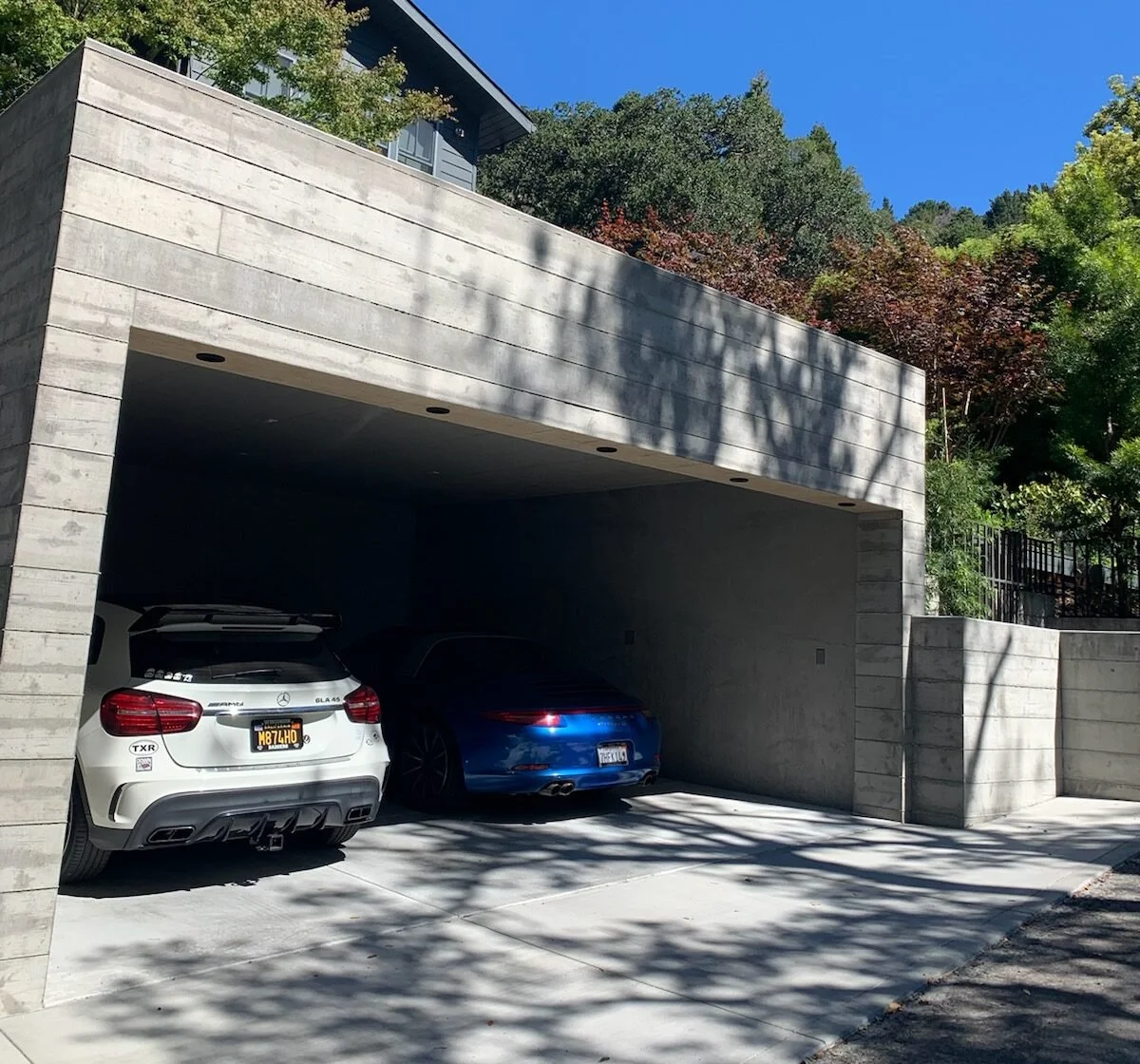 concrete garage car port