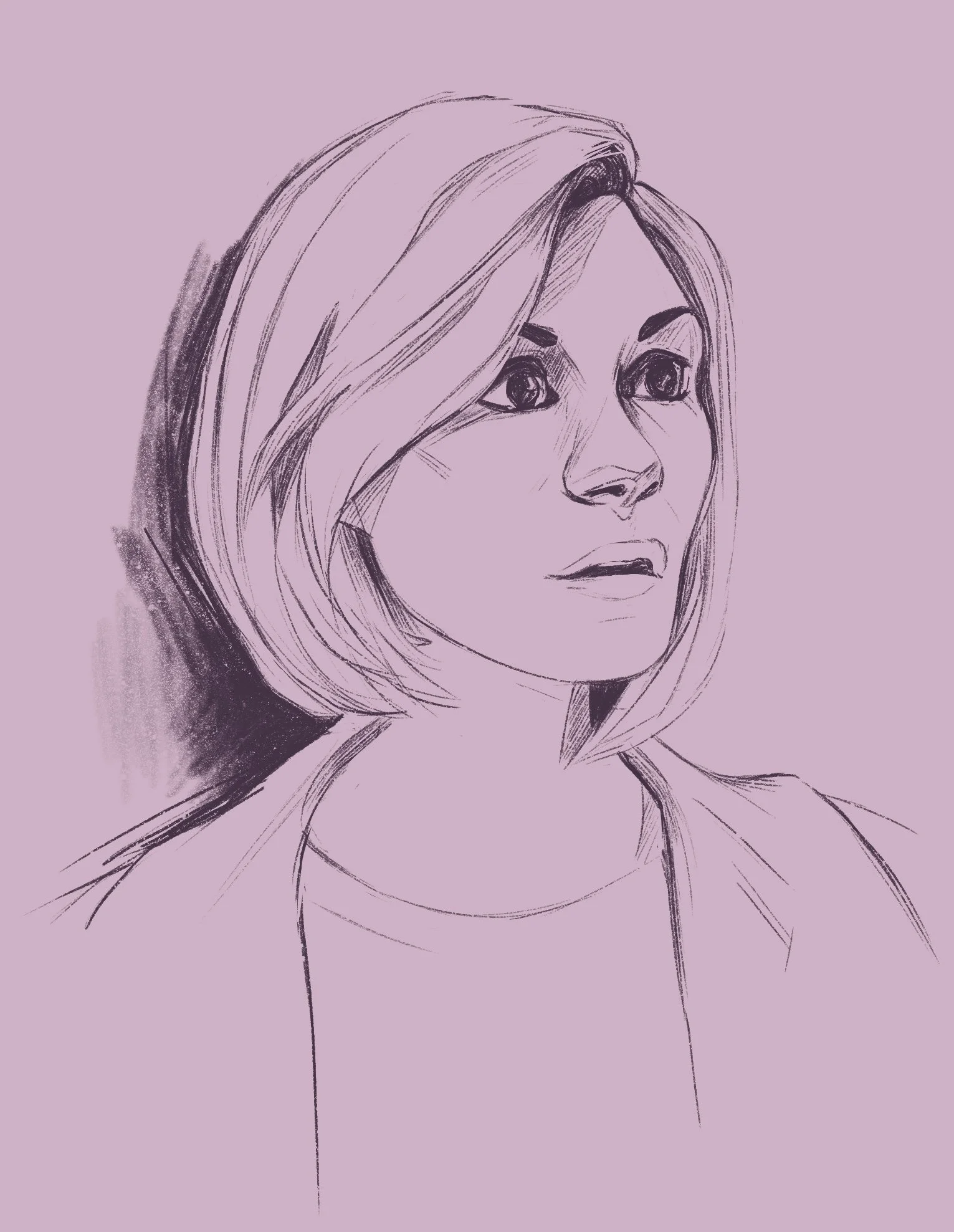 Thirteen.

Digital portrait sketch of Jodie Whitaker as the Thirteenth Doctor.