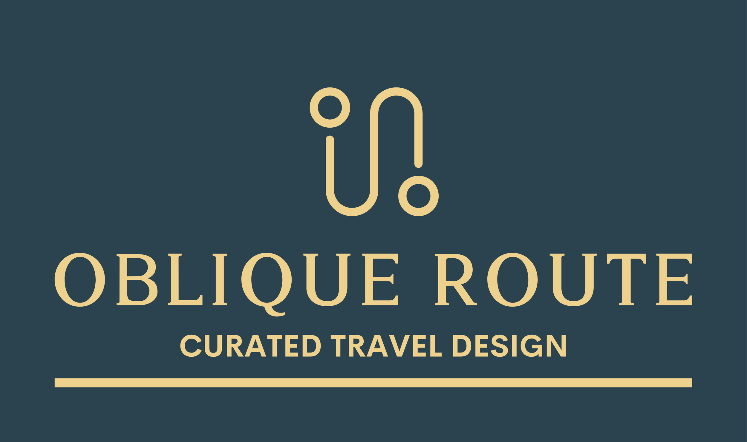 Oblique Route — Curated Travel Design logo