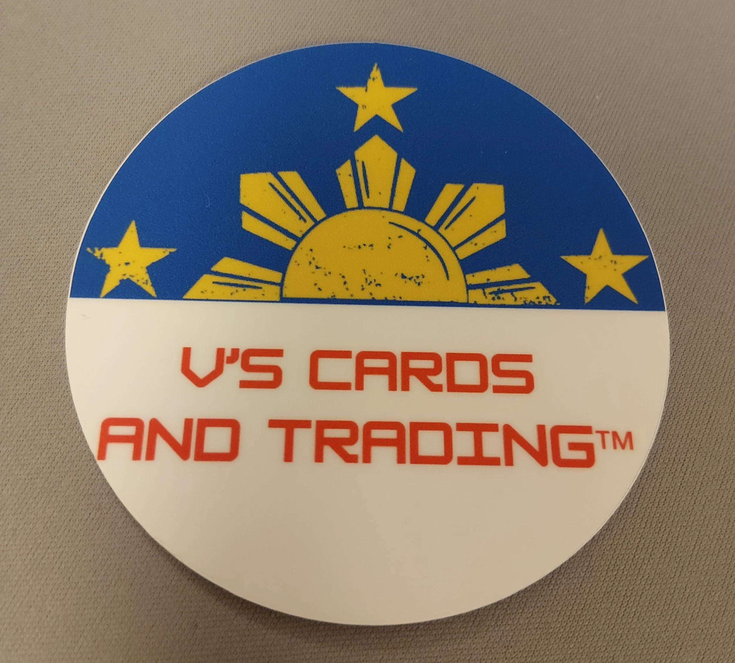V's Cards and Trading 3" Vinyl Matte Sticker