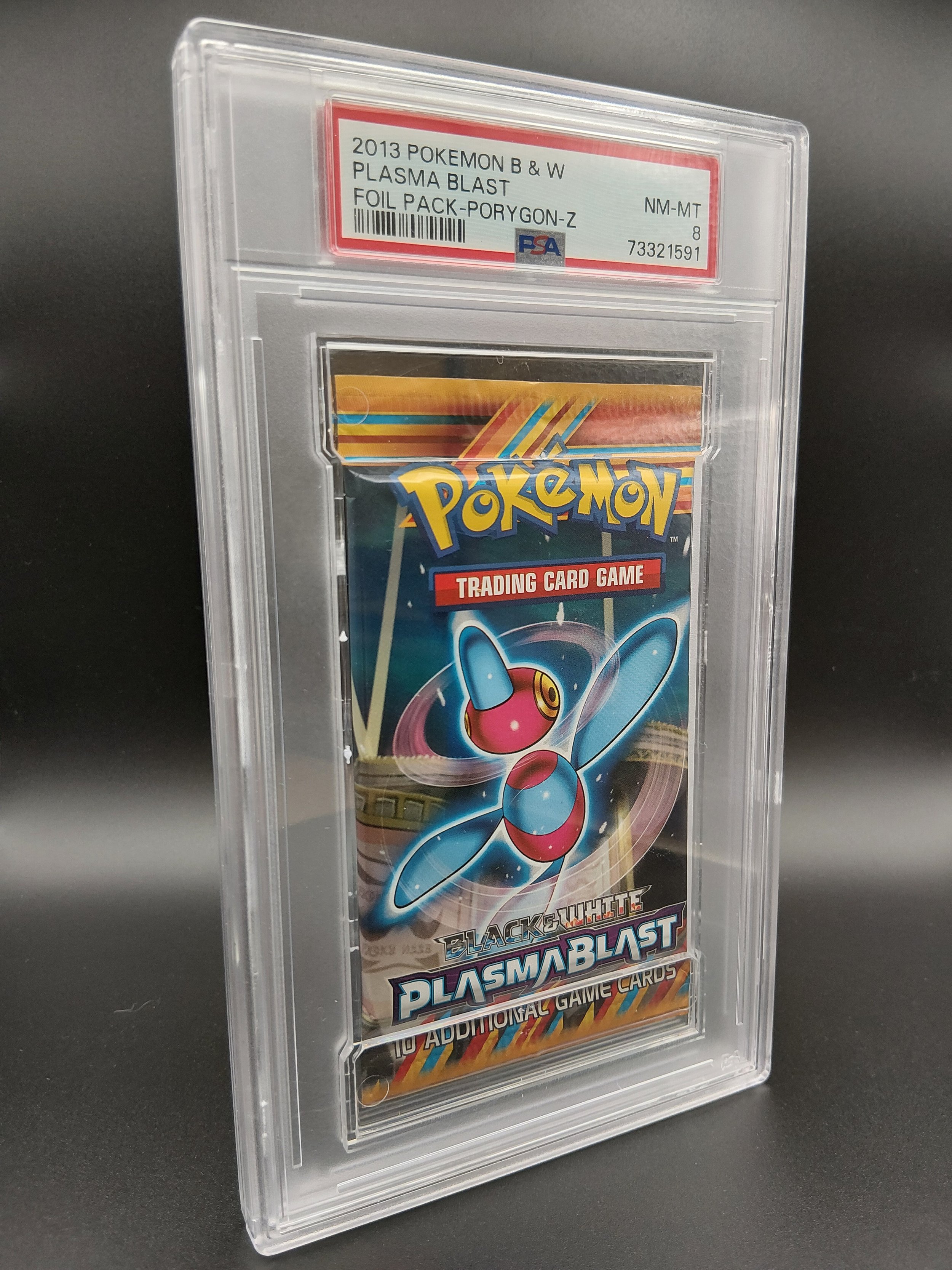 2013 Pokemon B & W Plasma Blast Foil Pack - Porygon-Z PSA 8