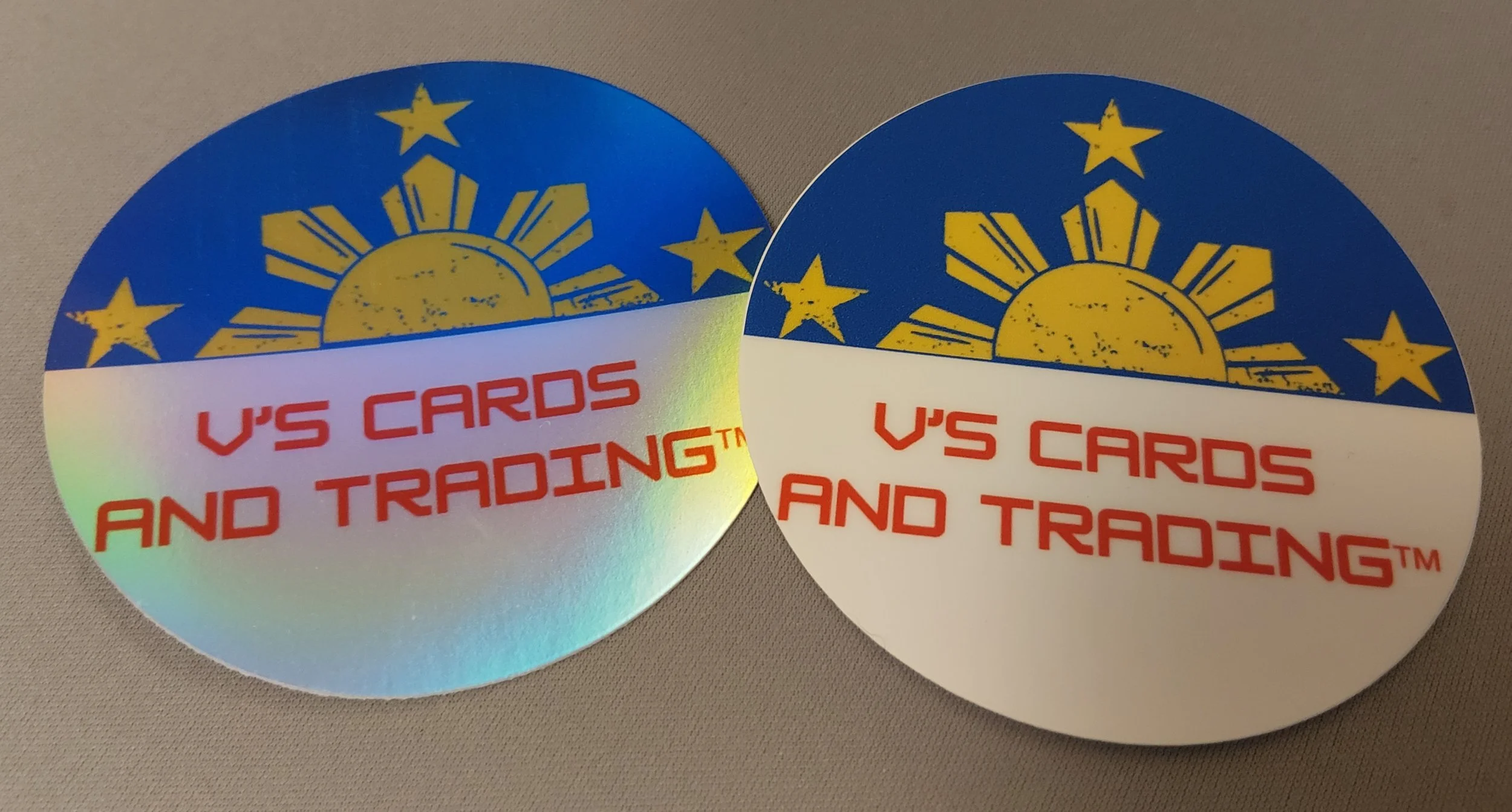 V's Cards and Trading 3" Vinyl Sticker Combo