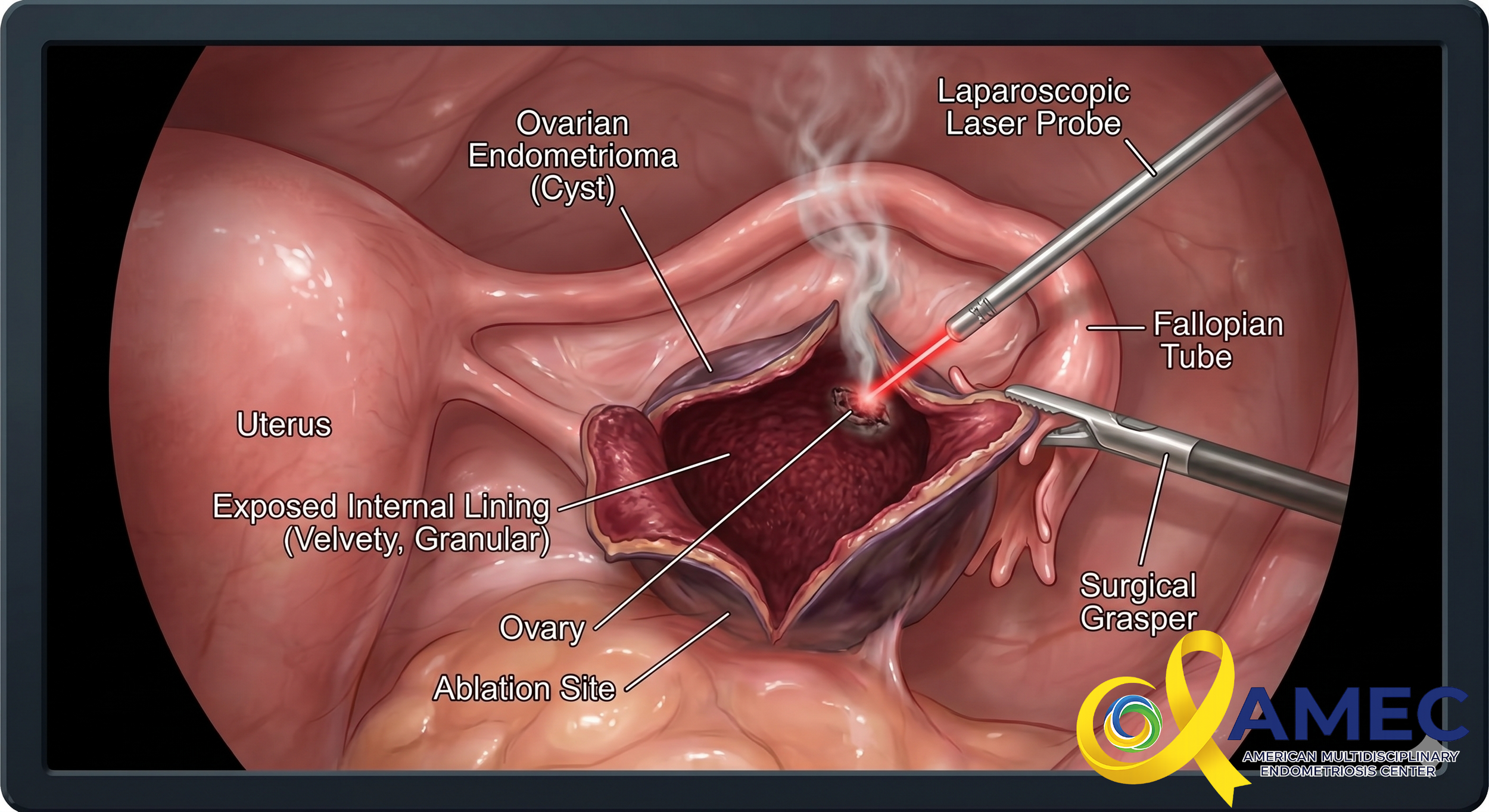 laser ablation of endometrioma