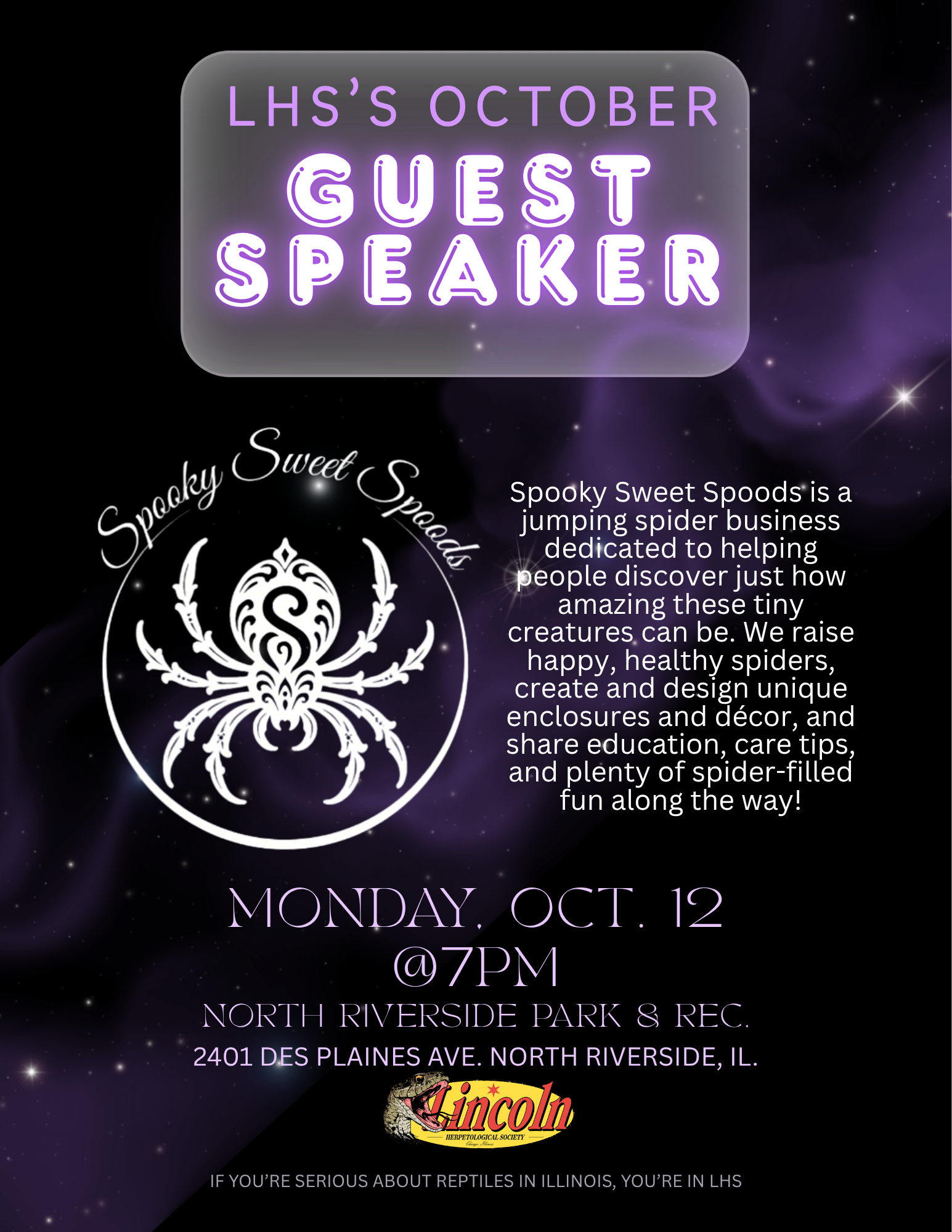 OCTOBER LHS GENERAL MEETING 10/12 @ 7PM
