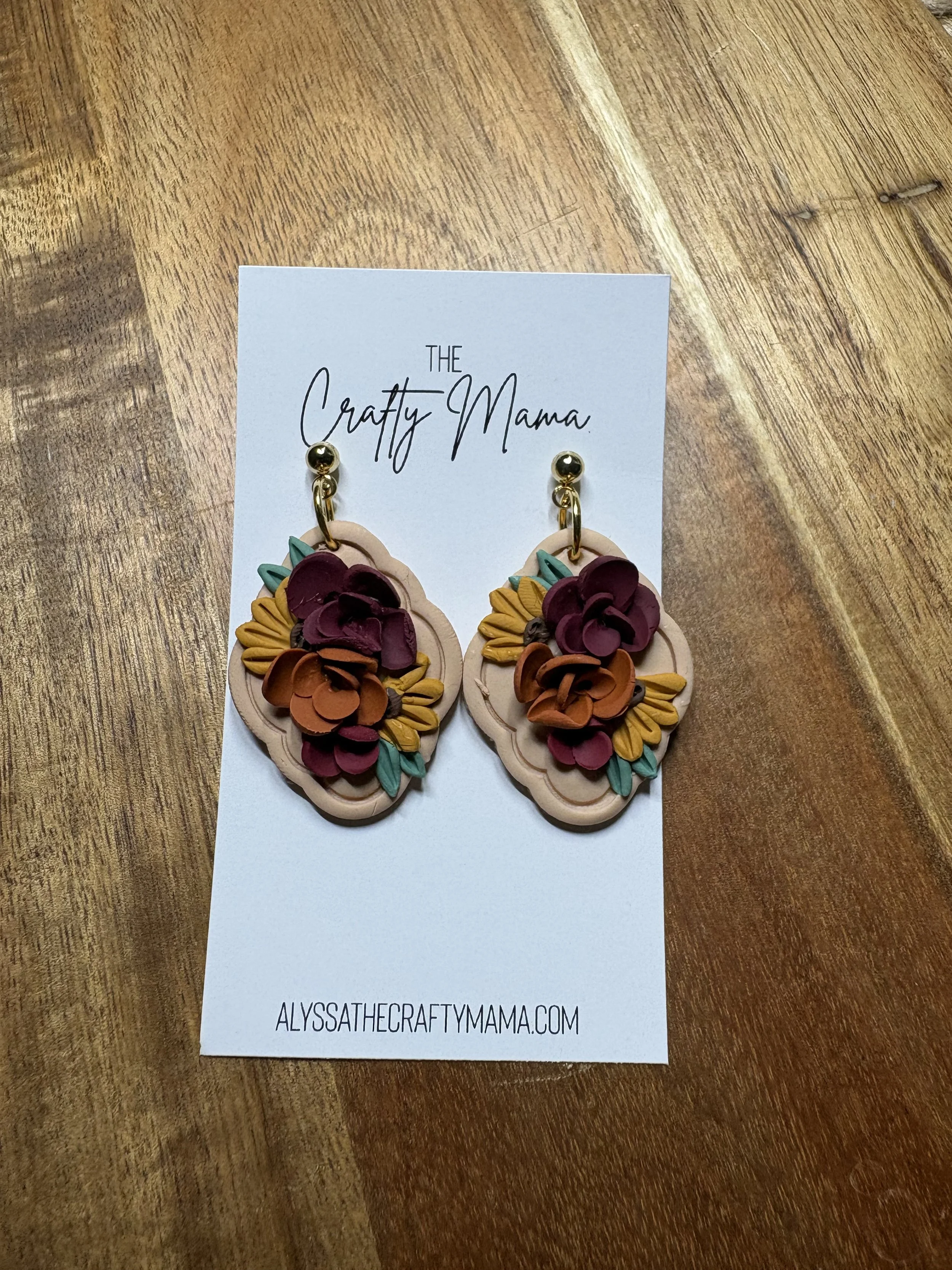 Floral fall frame