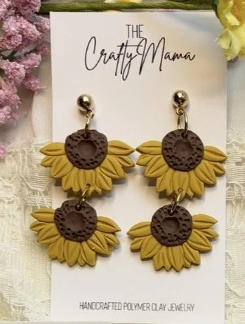 Half double sunflower