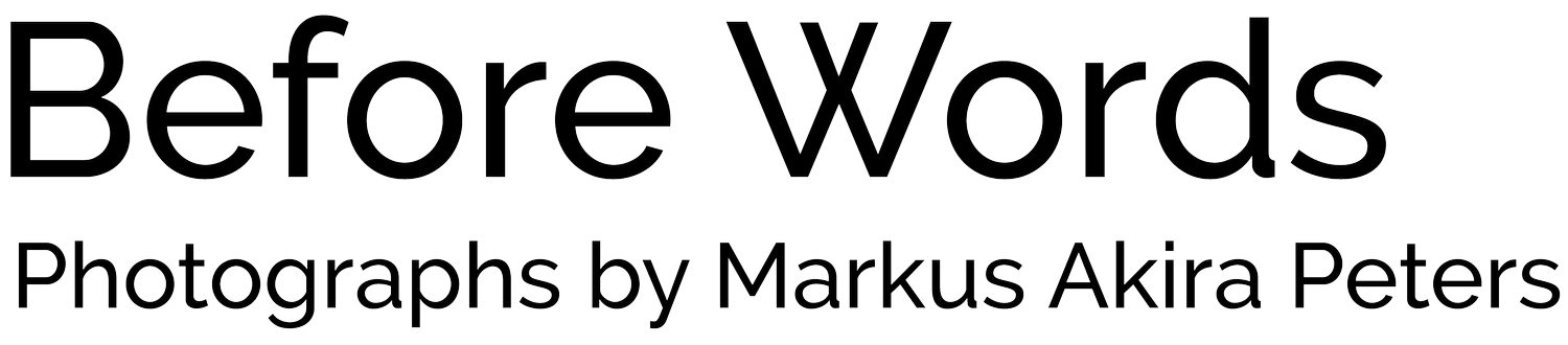 Before Words: Photographs by Markus Akira Peters