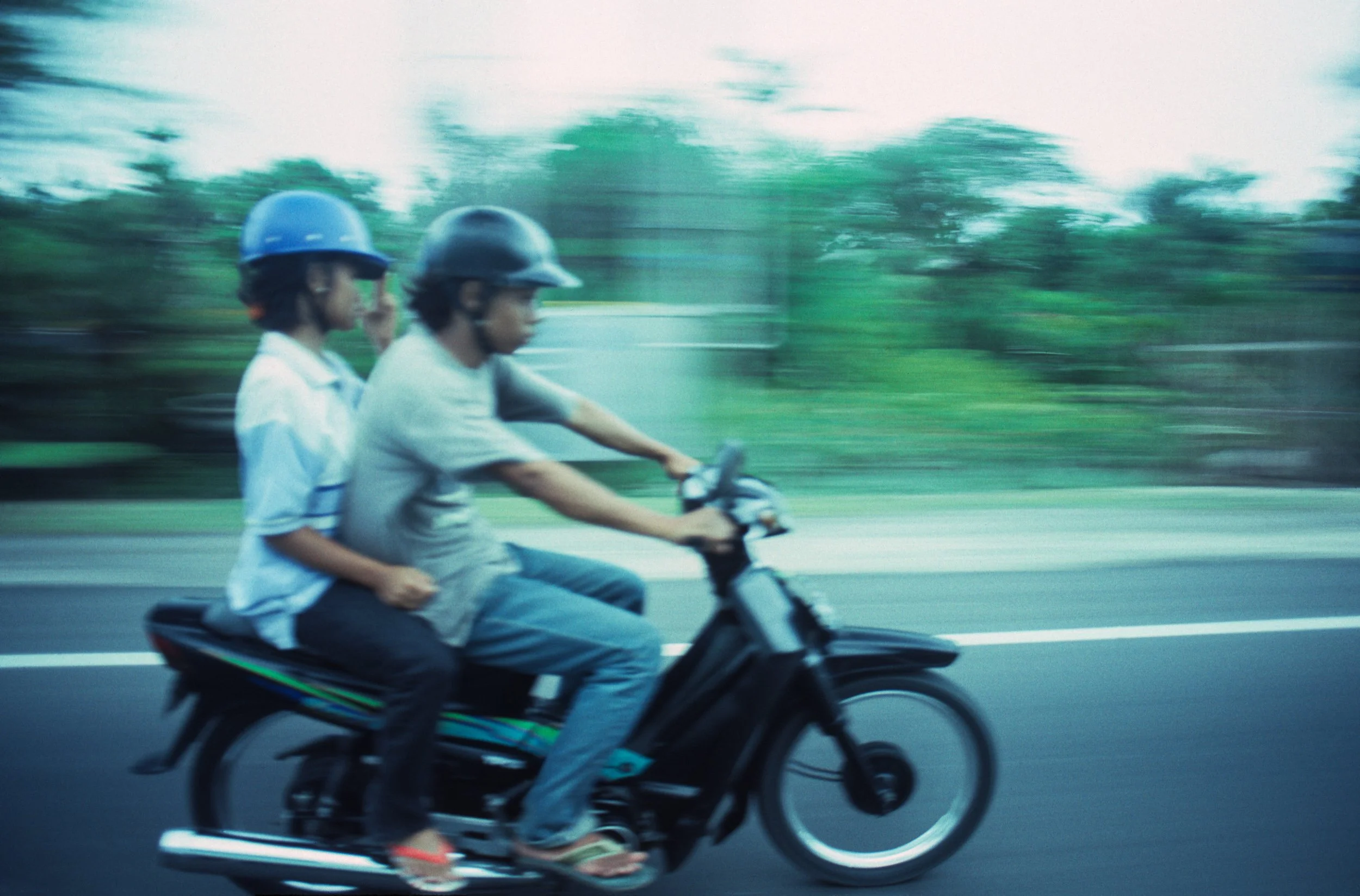 1998 - Bali - moped blurred couple-Edit.jpg