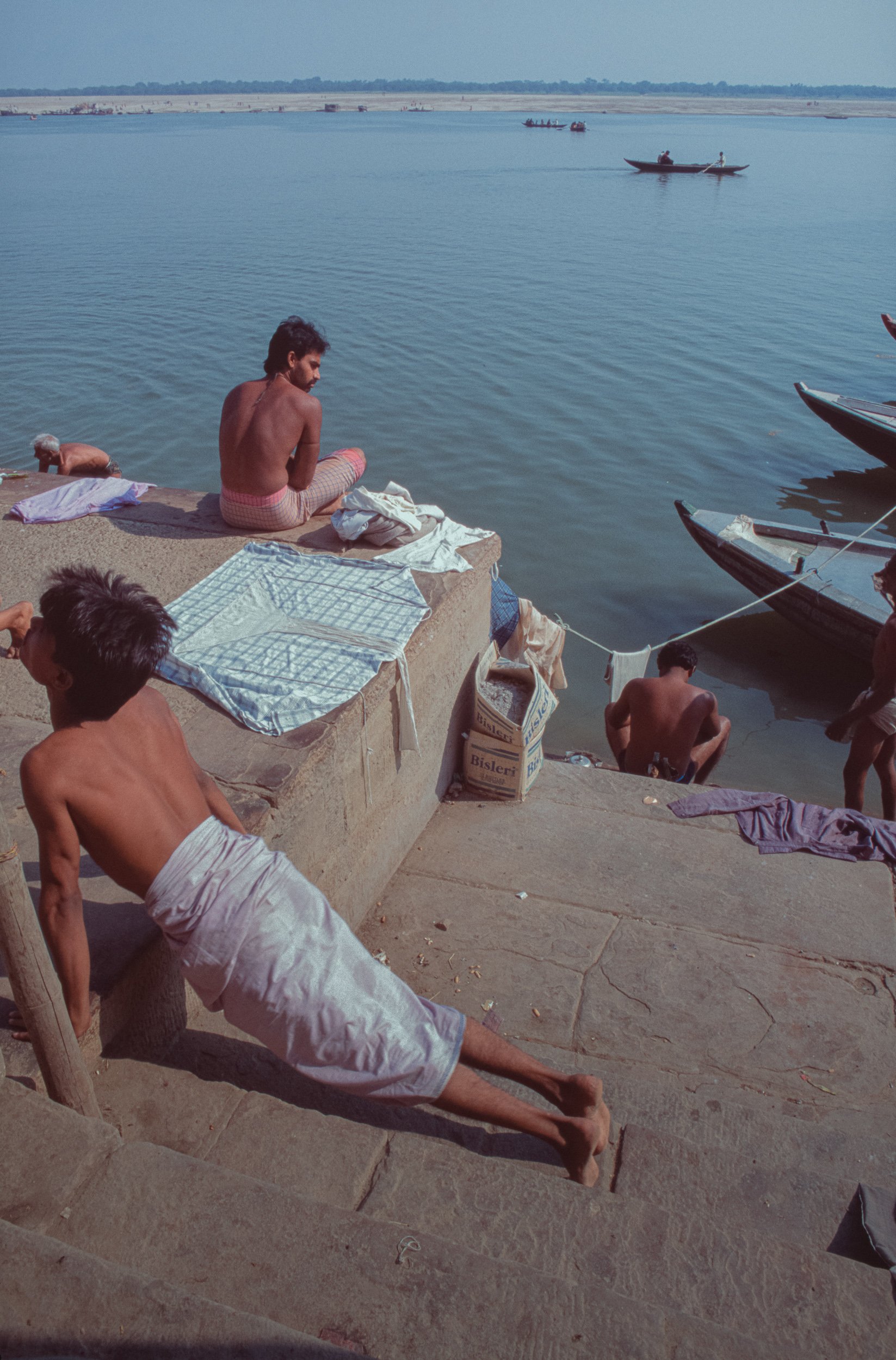 1994 - India - Benares Ganges Gats exersize-Edit-Edit.jpg