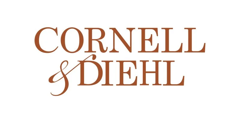 Logo with the words 'Cornell & Diehl' in brown serif font on a white background.