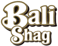 Text reading 'Bali Shag' in stylized font
