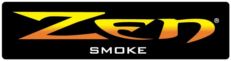 Zez smoke logo with yellow and orange gradient text on a black background.