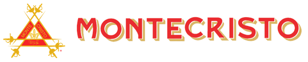 Image featuring the Montecristo logo with a red and yellow design, including a stylized triangle and crossed objects.