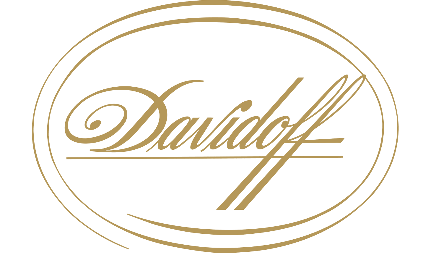 Gold logo with the words 'David's' written in cursive inside an oval, with two diagonal lines extending from the letter 'D' to the bottom right.