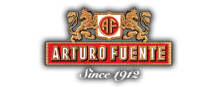 Logo featuring two lions holding a shield with the letters 'AF,' and the name 'Arturo Fuente' with 'Since 1912' written below.