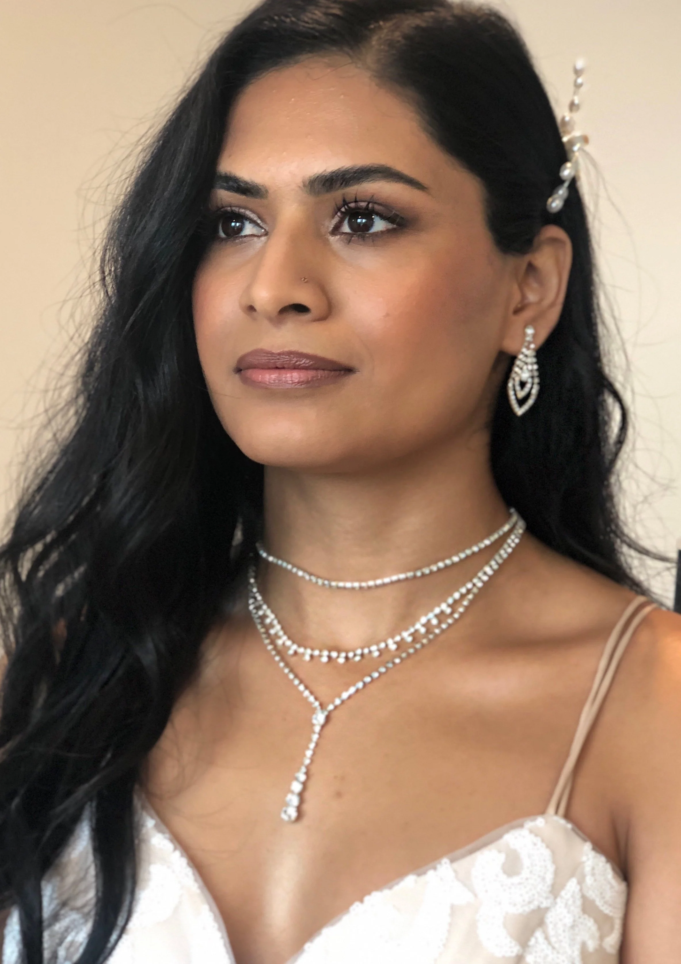 Bridal makeup on darker skin by Rebecca Brown