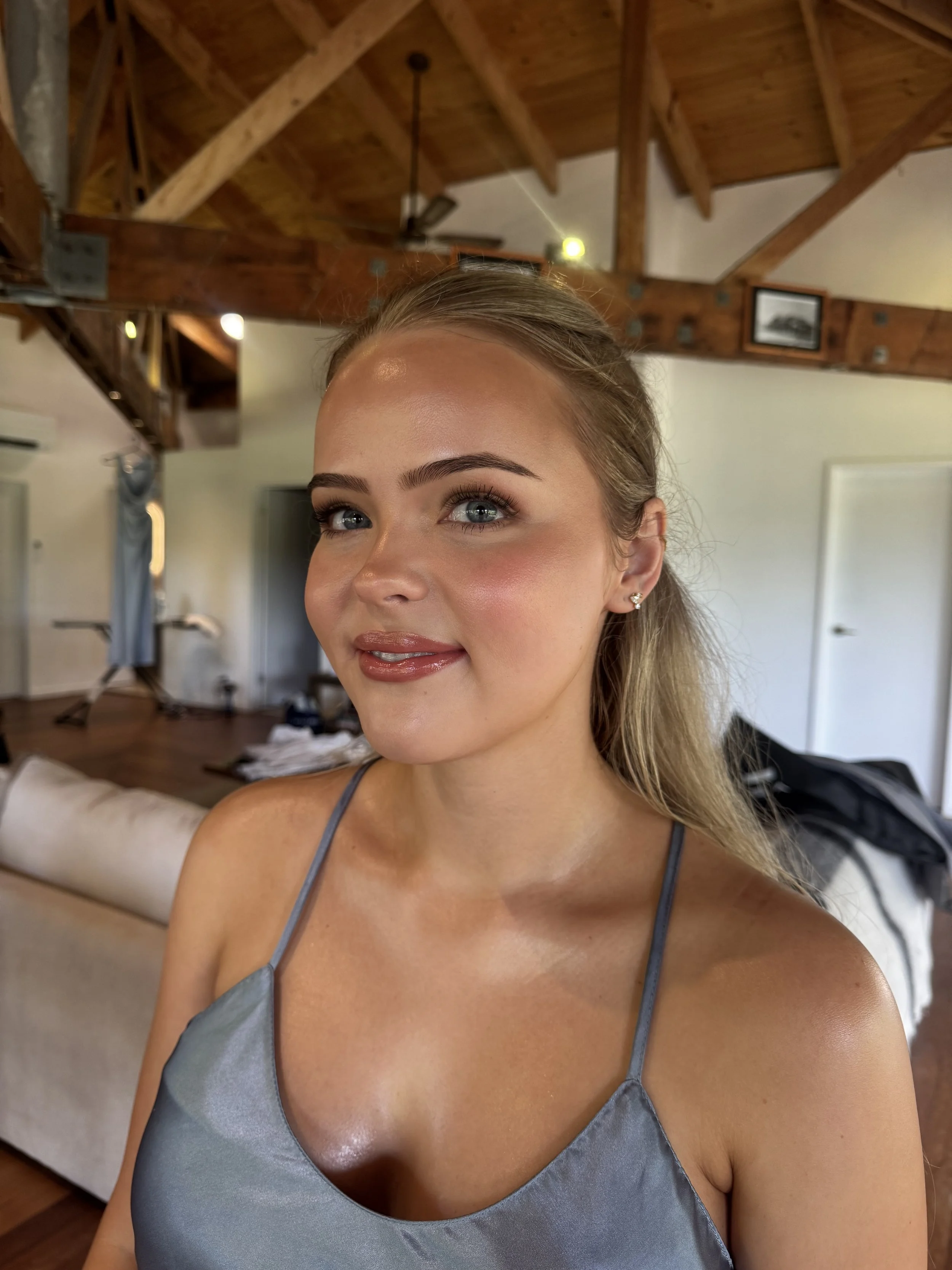 bridesmaid makeup on Mornington Peninsula