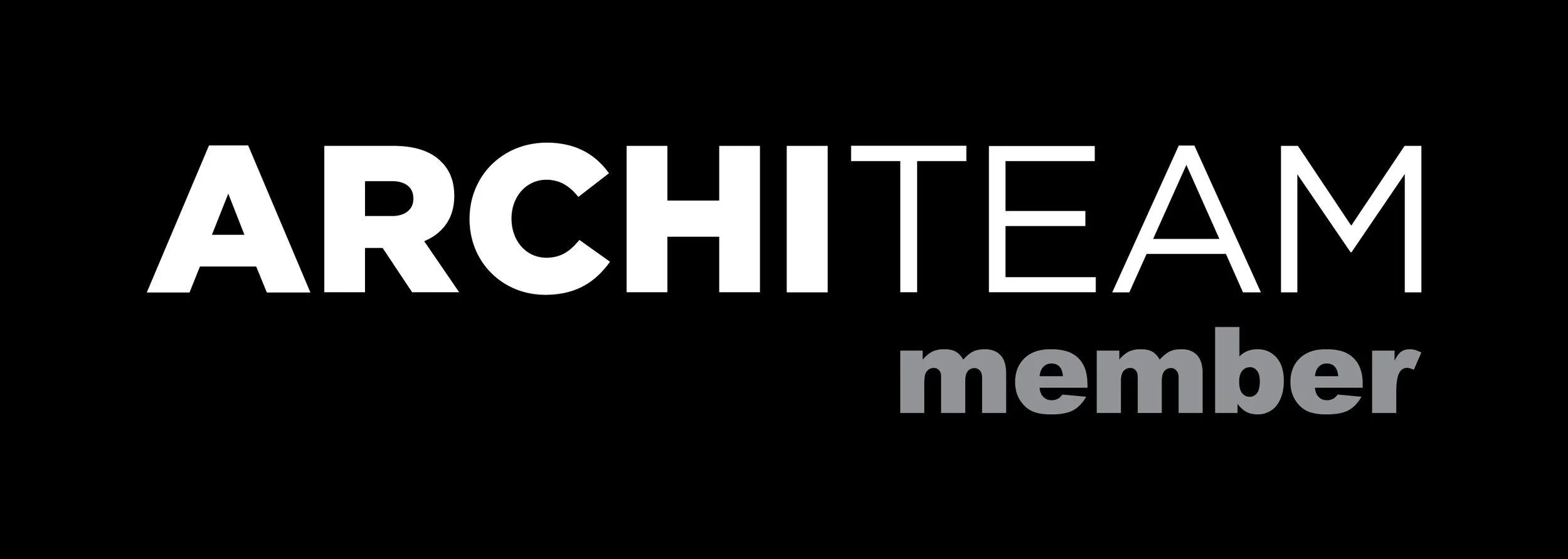 ArchiTeam Member logo in black, white, and gray