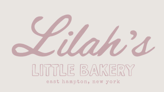 lilahs little bakery logo script