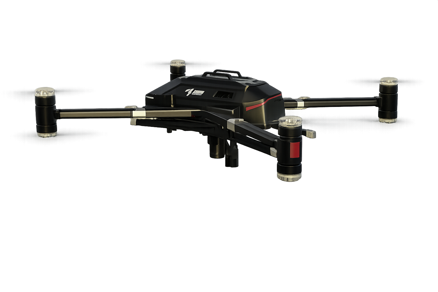 Heavy-lift industrial UAV with modular payload system for demanding aerial missions