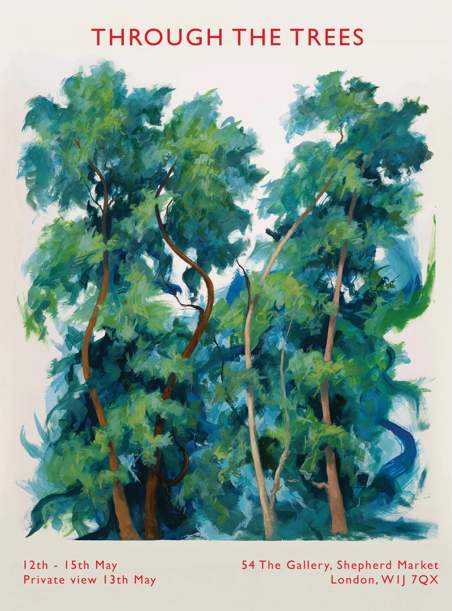Through the Trees - upcoming exhibition by artist Thomas Mollo