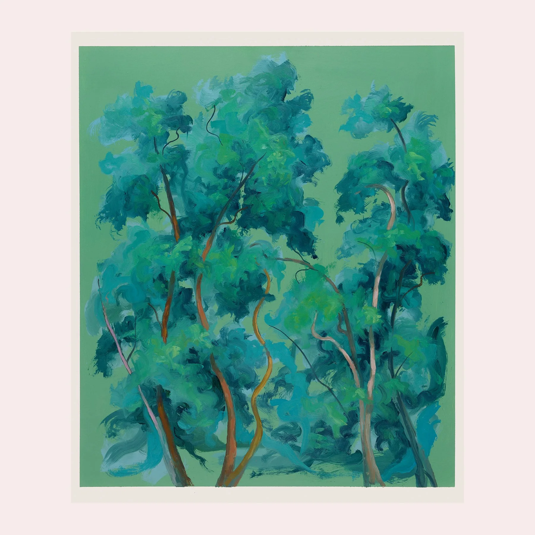 Trees on arsenic ground
Oil on paper
51 x 46 cm
£900 (framed) 