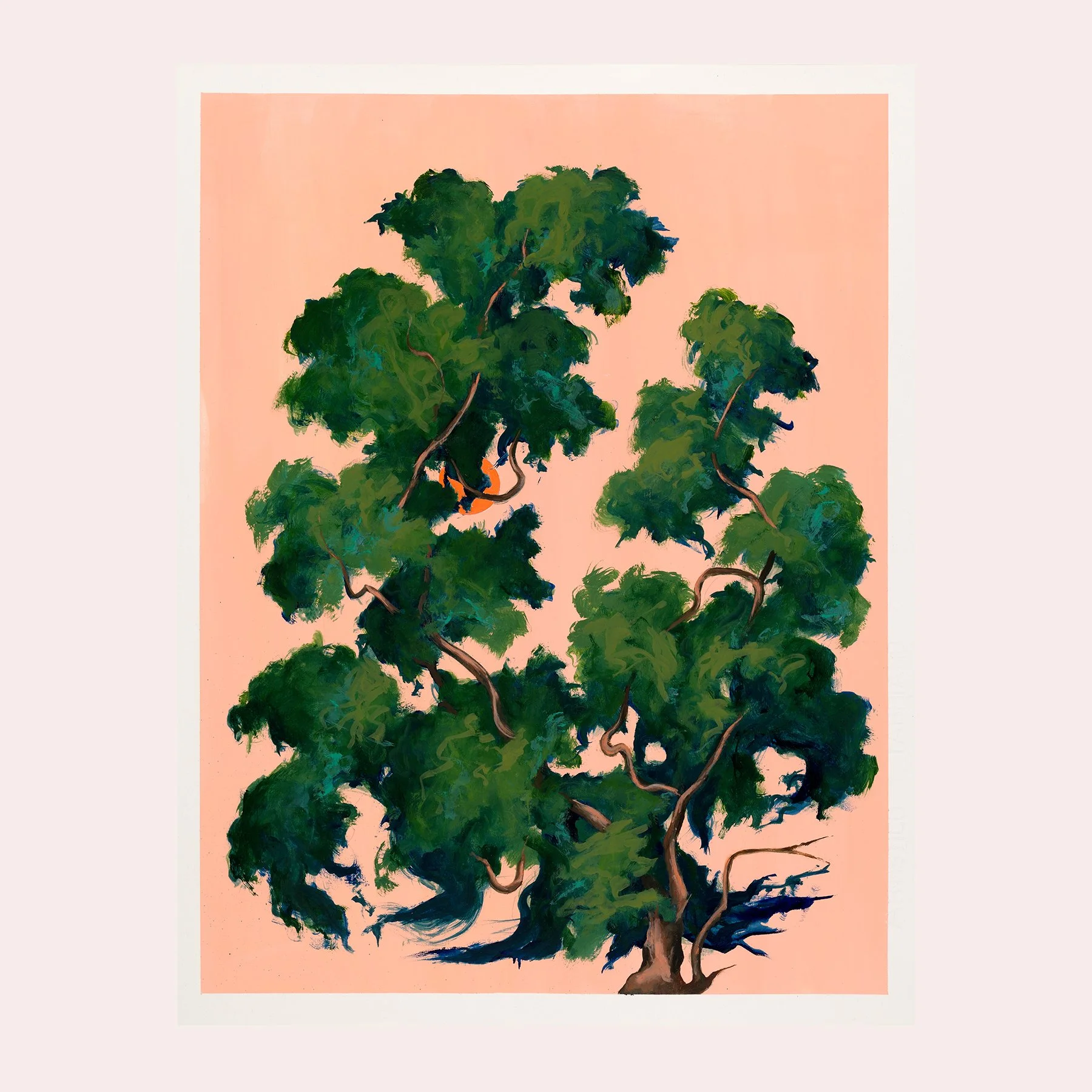 Orange coloured moon
Oil on paper

£1,400 (framed)