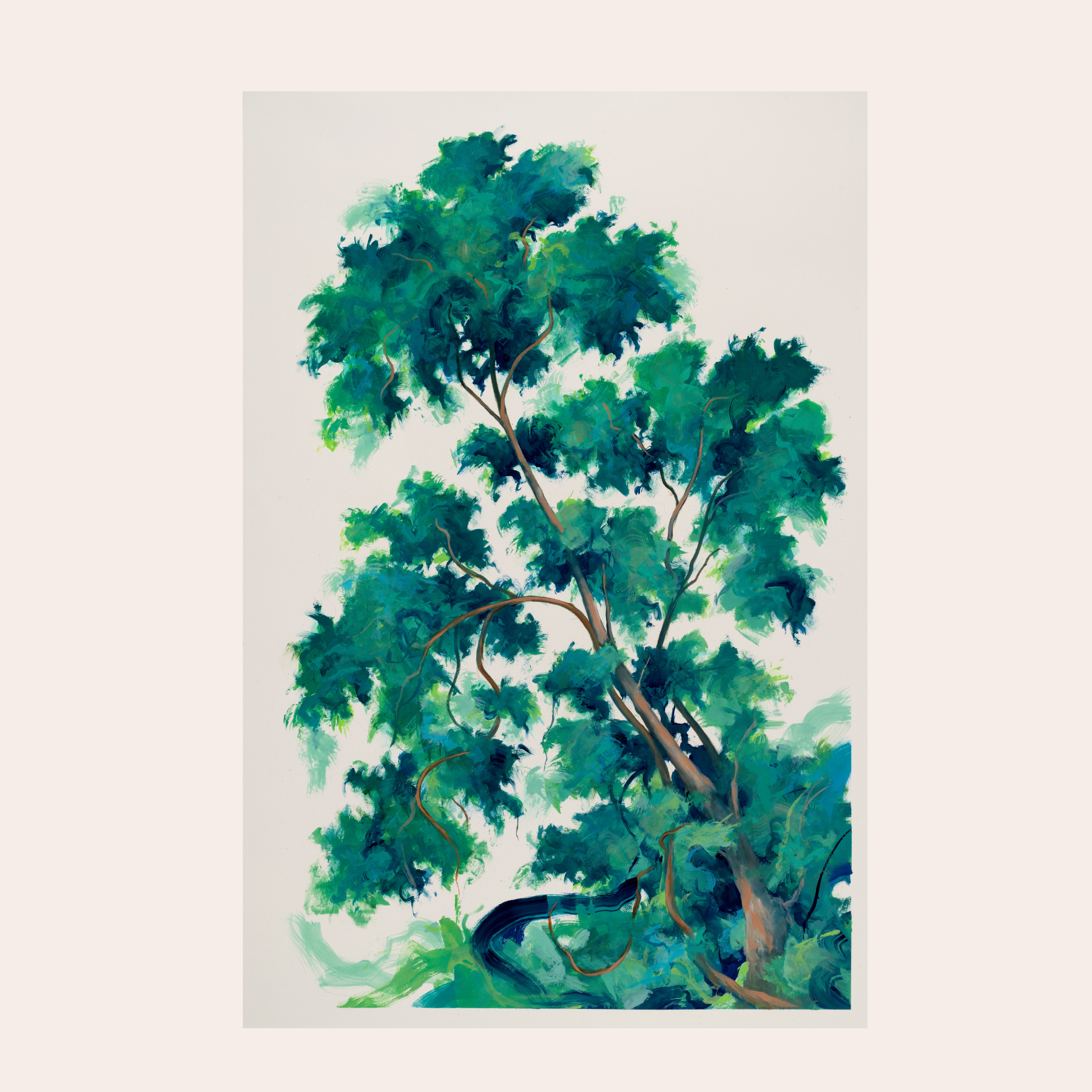 Tree on paper
Oil and emulsion on paper

£2,600