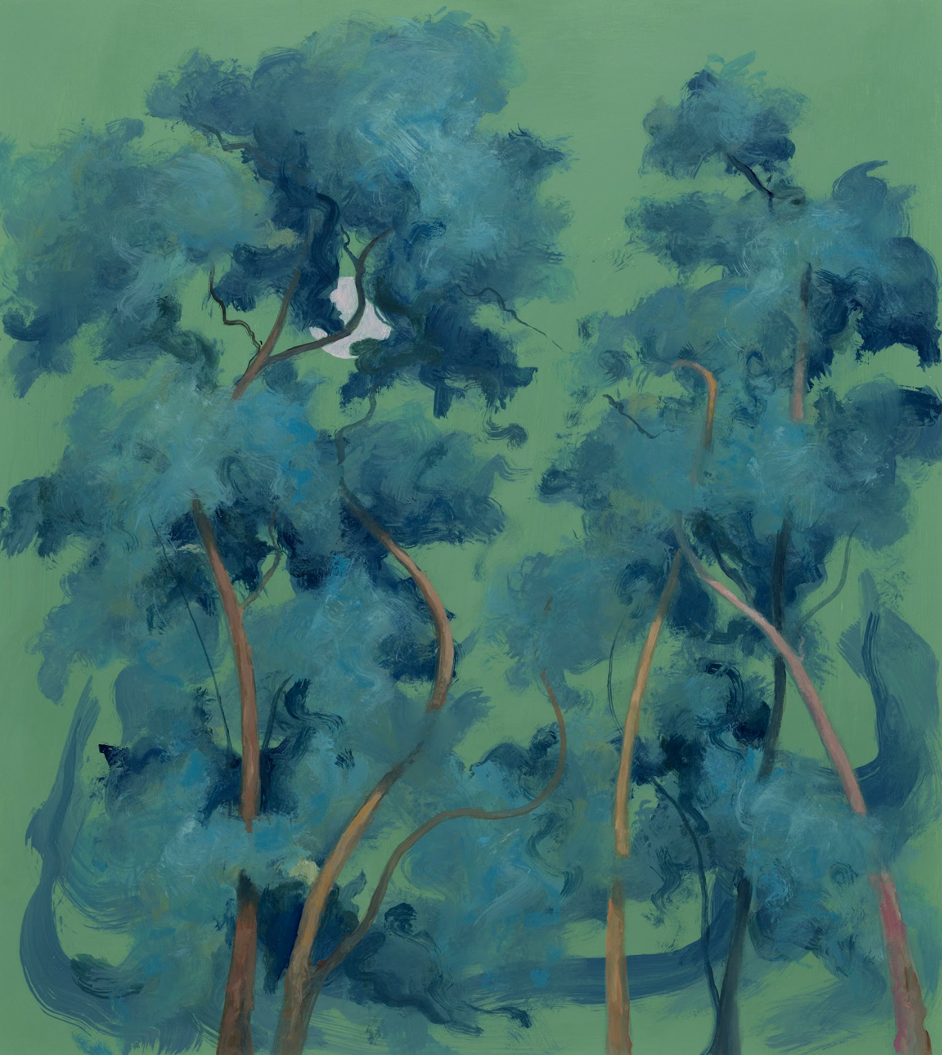 Original painting of Trees by artist Thomas Mollo