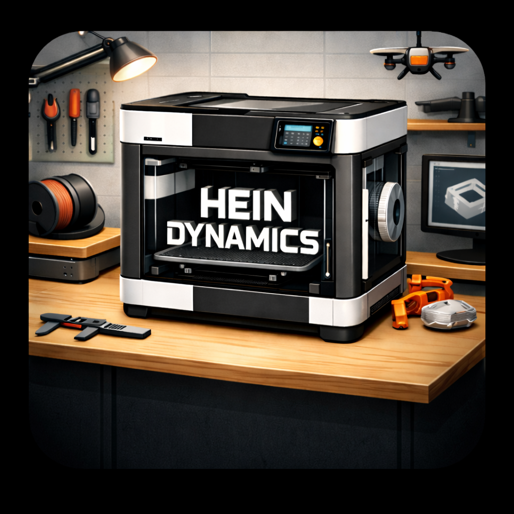 custom 3D printing and design workspace Hein Dynamics Arizona