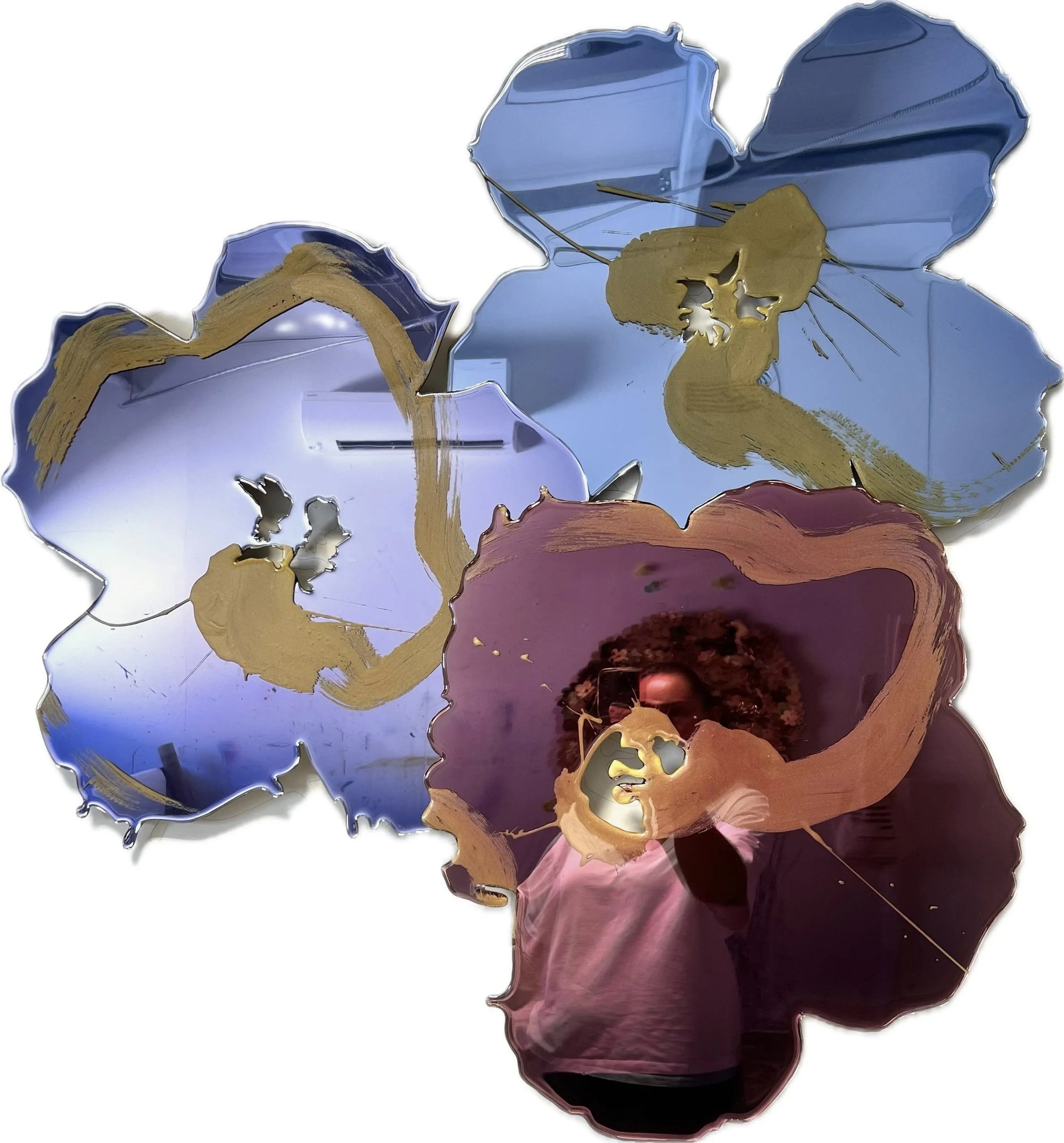 HOLD Flowers From Andy in Morning Mist , Periwinkle Whisper & Plum Veil $7500.00 .jpg