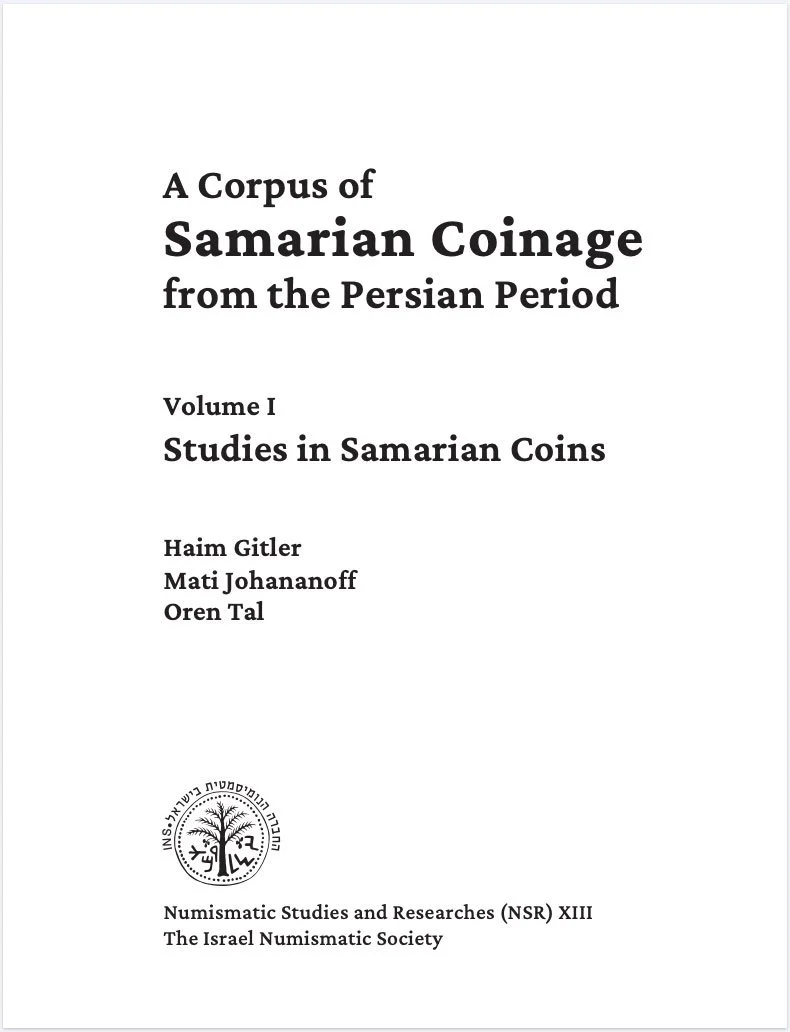 Religion and Ethnic Composition of Persian Period Samaria