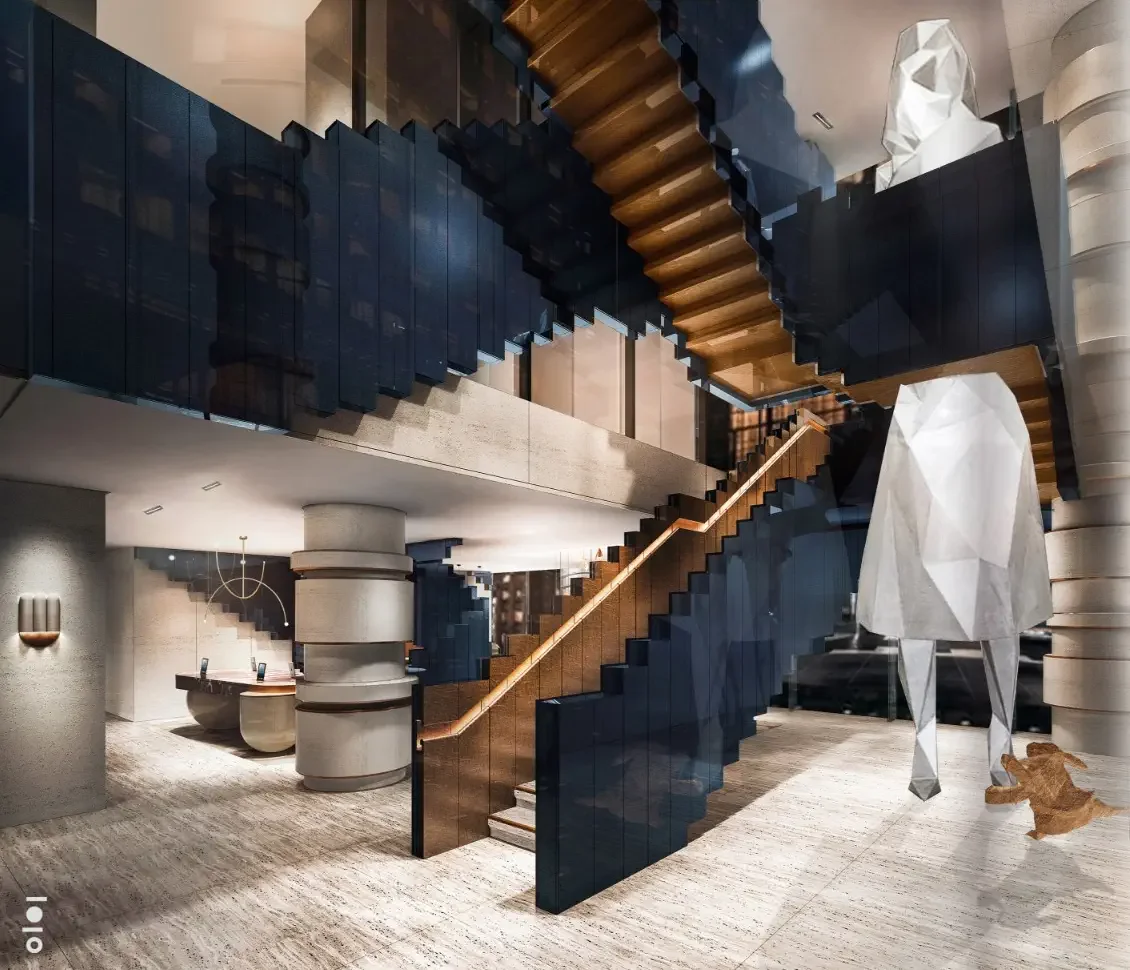 Mondrian_WA_Lobby Stair 1.webp