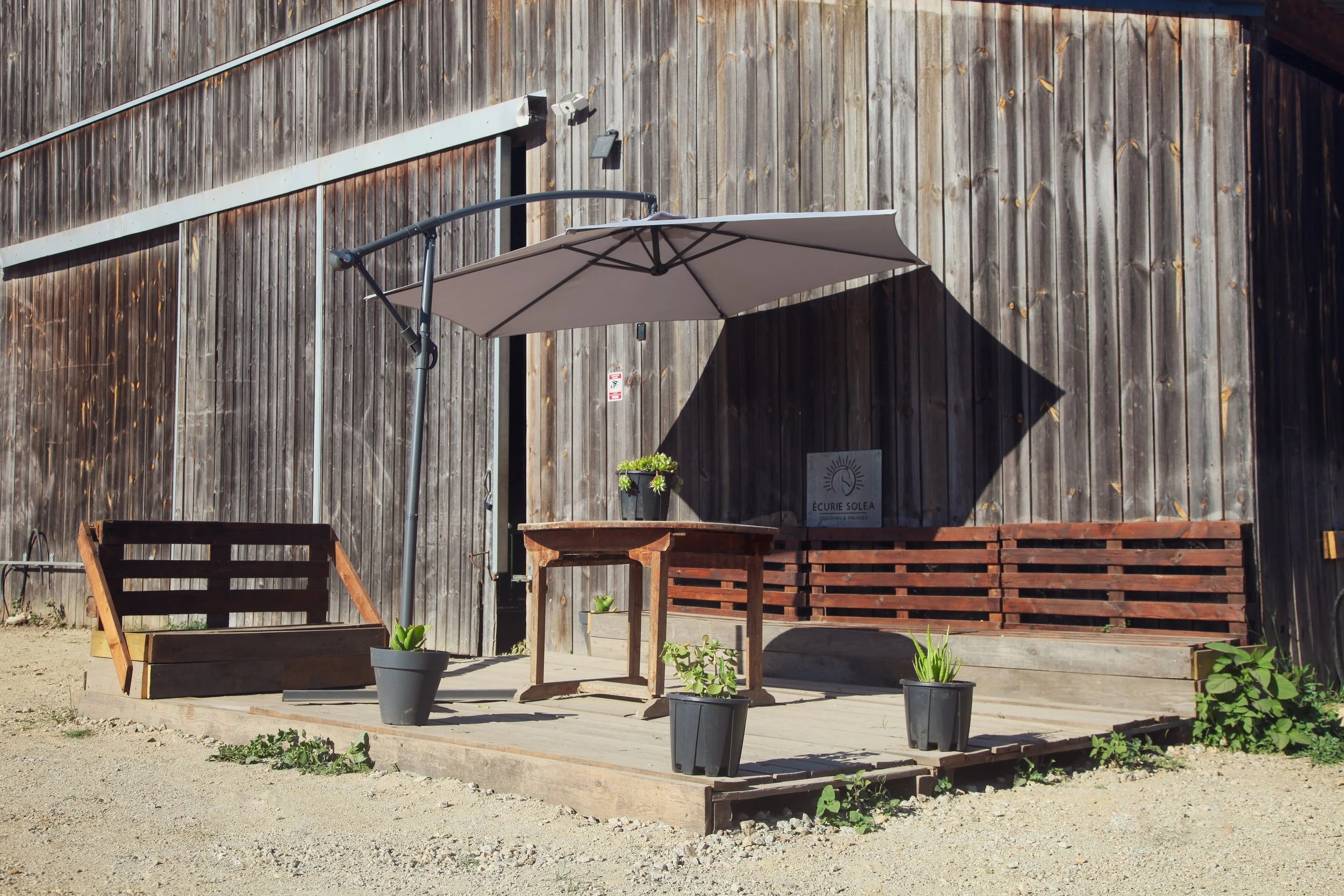 Espace détente extérieur