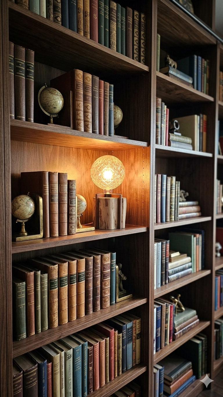 Lampe artisanale à poser, lampe de chevet, lampe de salon, lampe de bibliothèque, lampe de bureau. Ambiance cosy premium et chaleureuse.