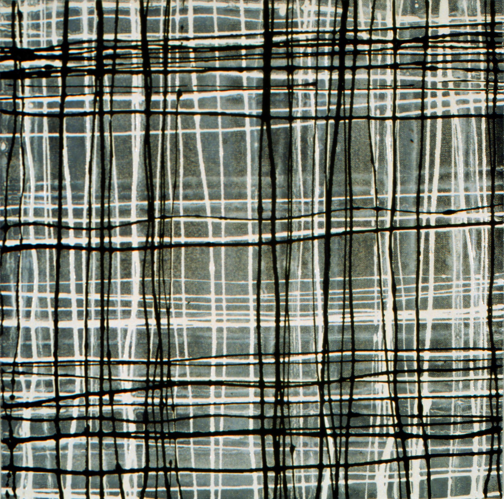 Untitled (Matrix I), Oil on Canvas, 1992, 30 x 30 cm