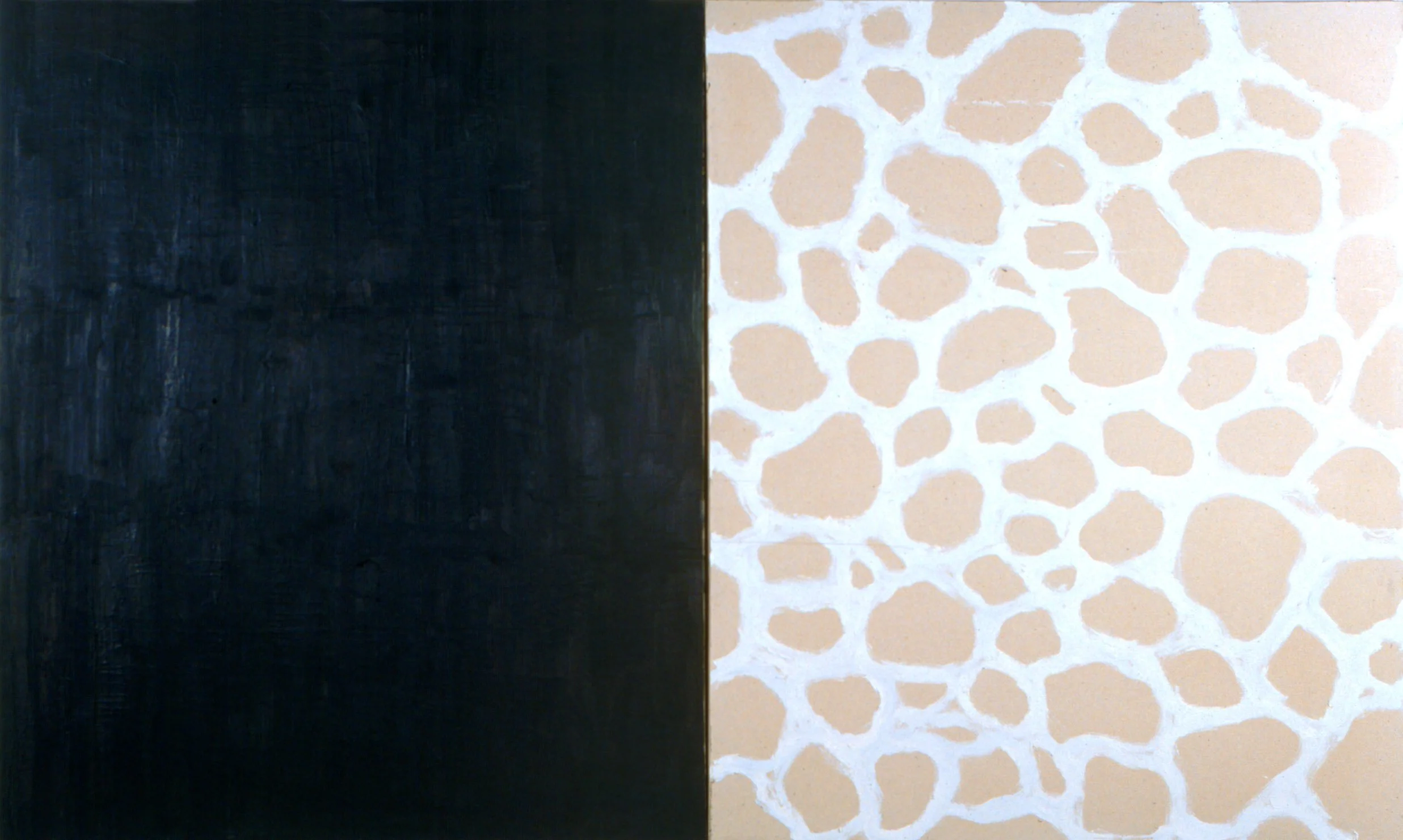 Hypogeum 1 (white), Oil on Canvas, 1989, 183 x 242 cm