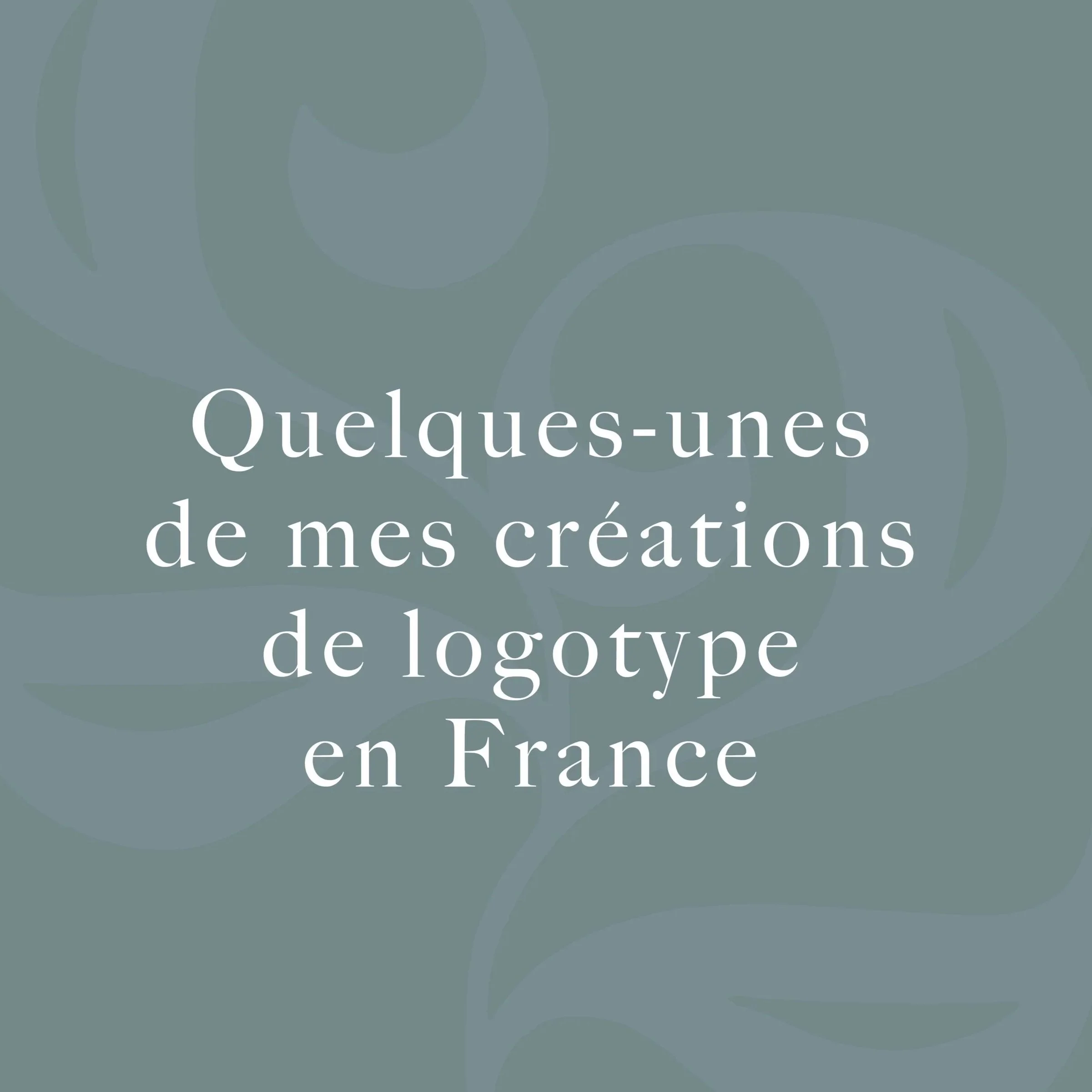 Quelques creations de logotypes en France avec l'agence FONDAMENTI