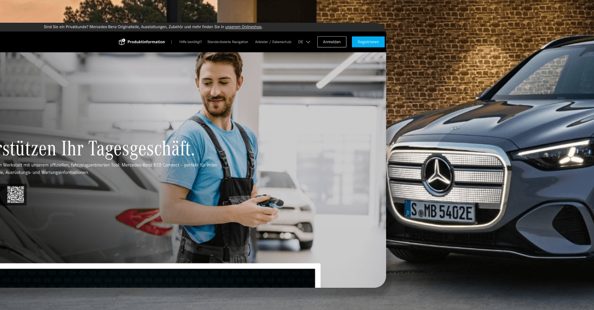 Mercedes Benz social graphic