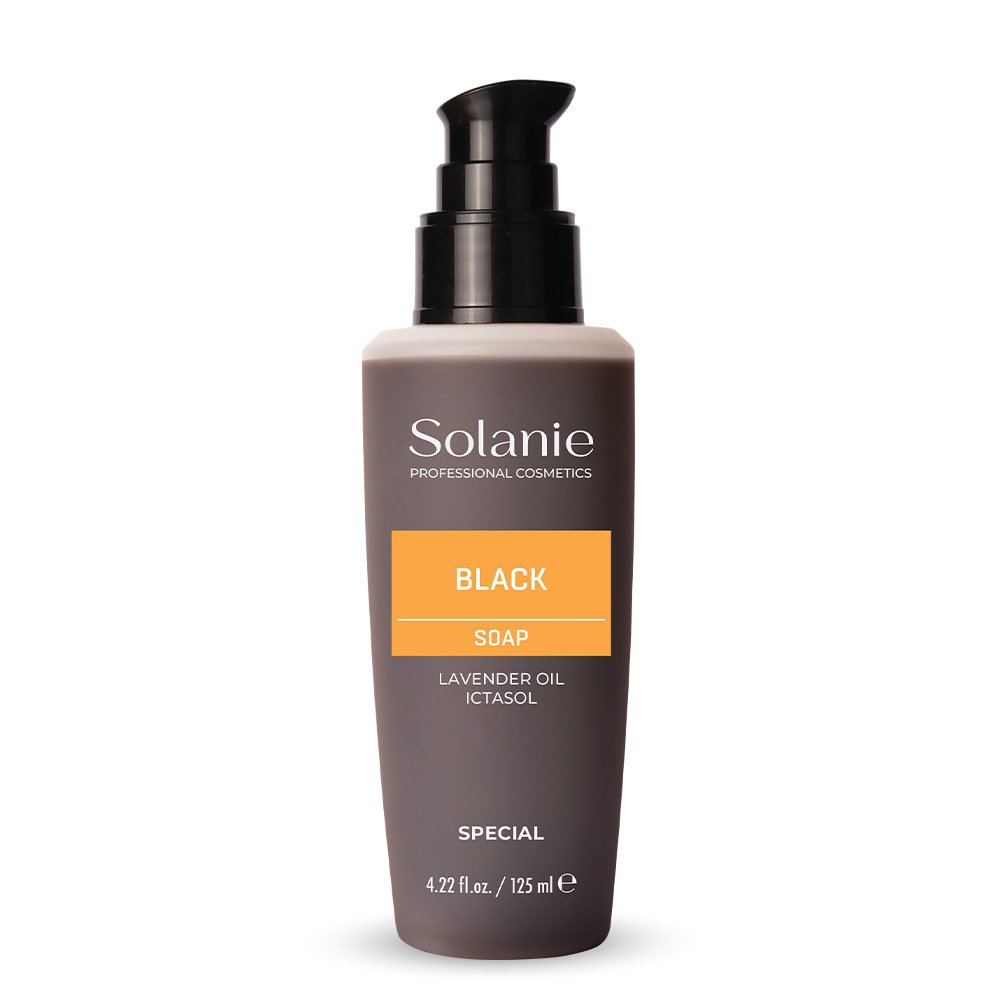 Solanie Black soap 125 ml