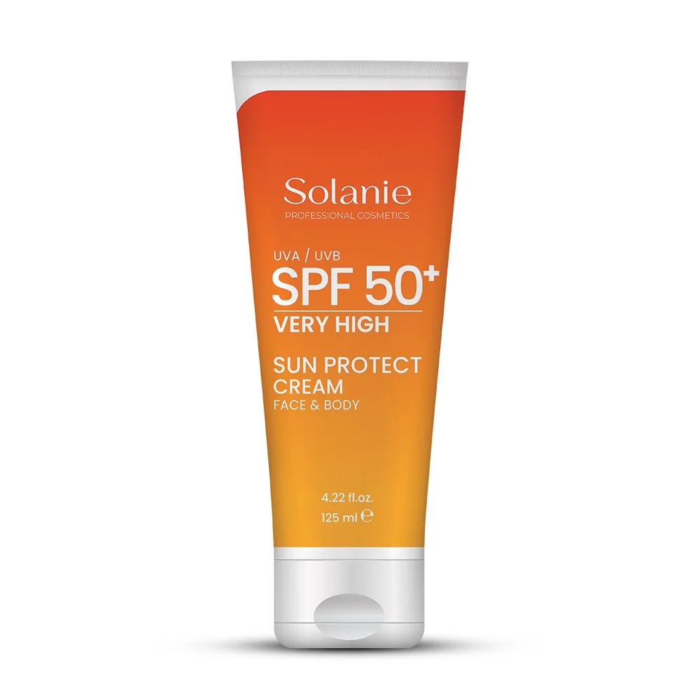 Solanie SPF50 sun protect cream face & body 125ml