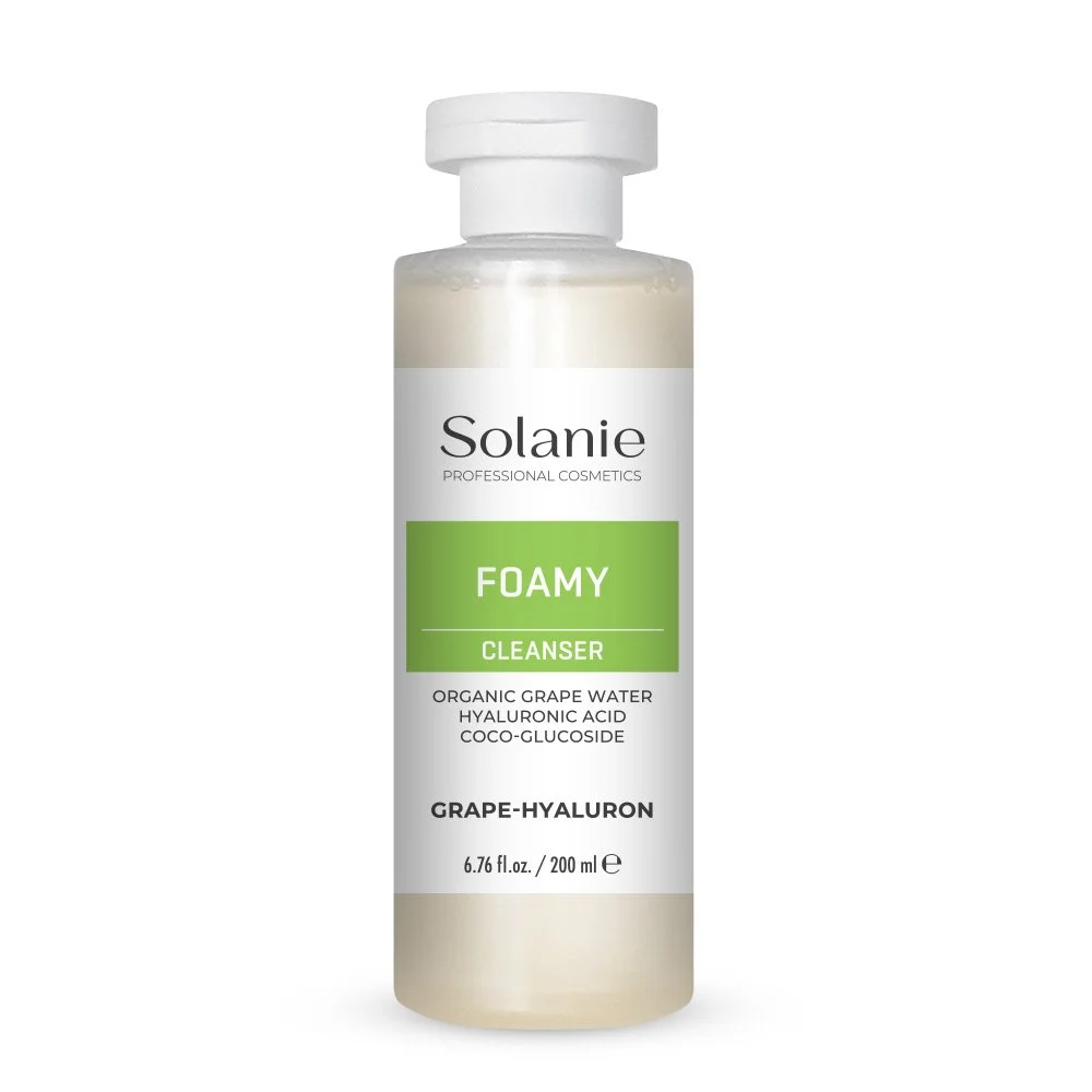 Solanie Grape- hyaluron foamy cleanser 200 ml