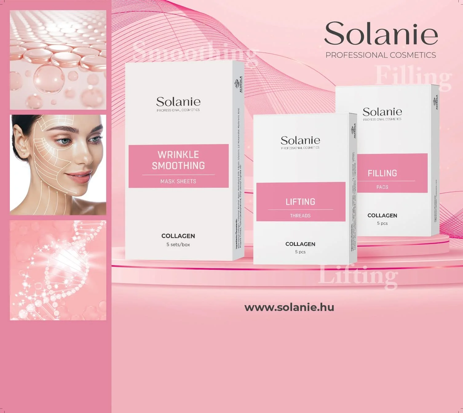 SOLANIE Skin Firming Therapy with HIGH PRIME Collagen Mask Sheet