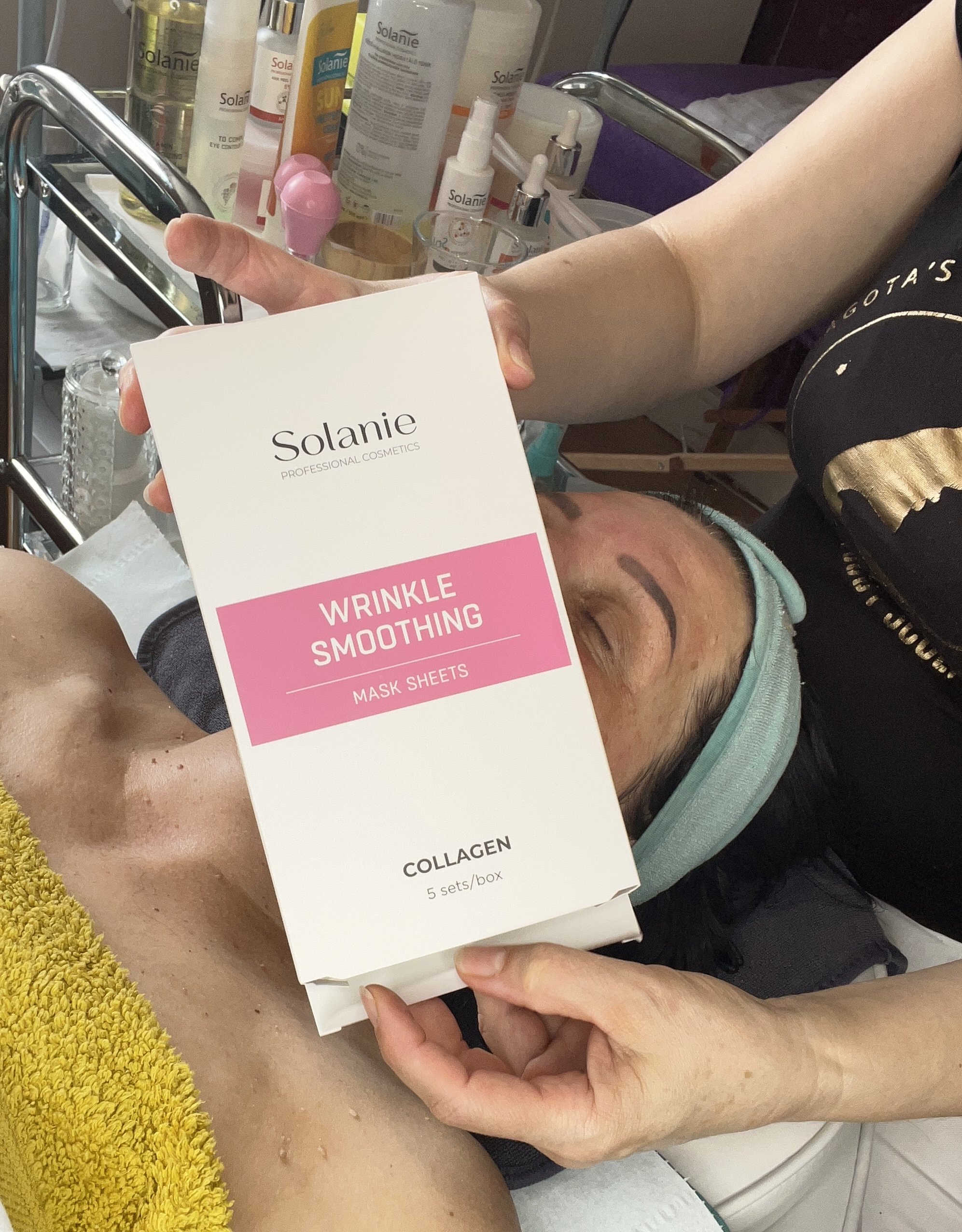 SOLANIE Skin Firming Therapy with HIGH PRIME Collagen  Mask Sheet