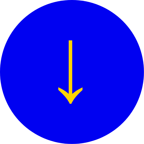 Downward-pointing arrow