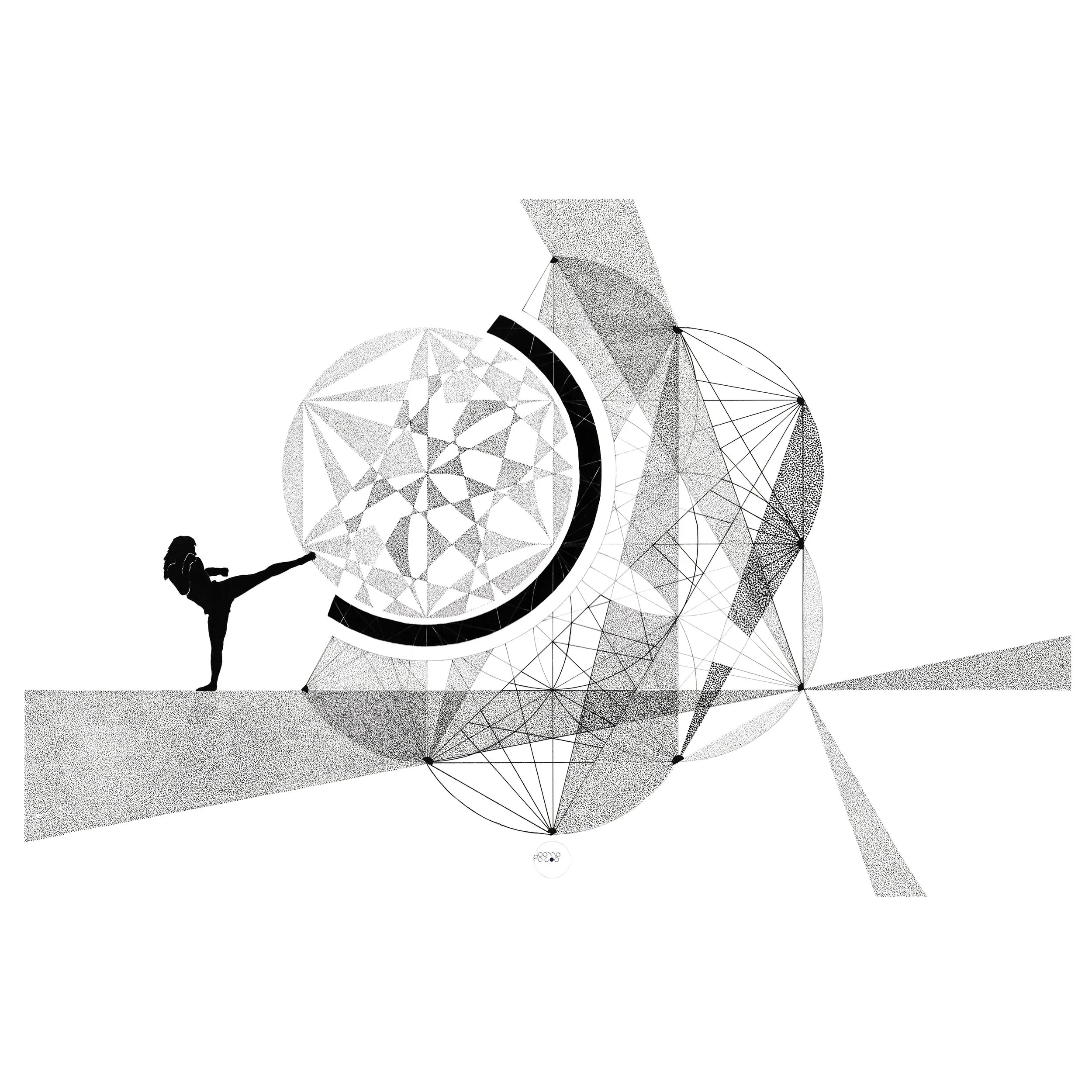 Power of Peace - Geometric Fine Art Print