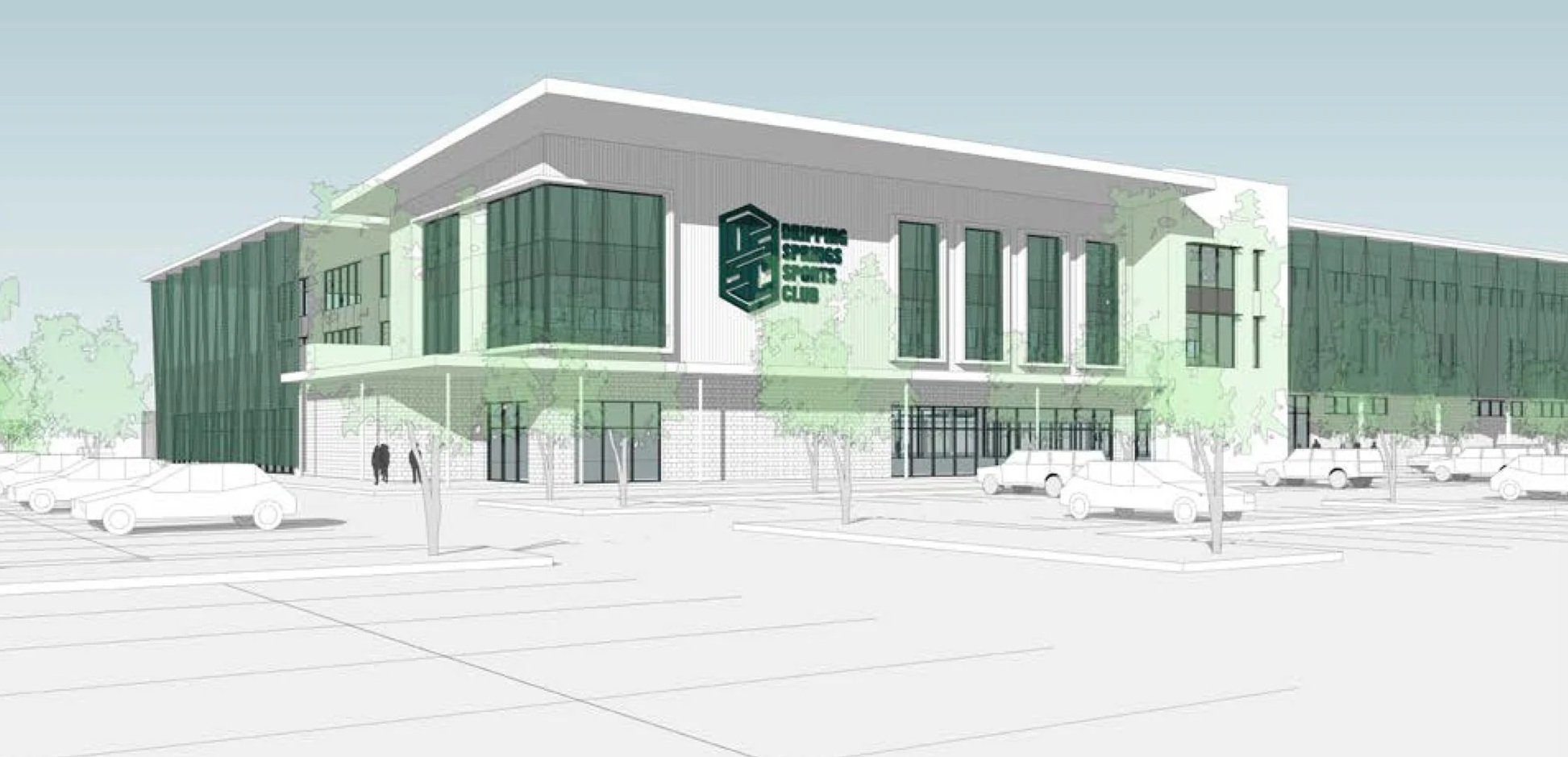 Future Dripping Springs Sports Club Flagship facility designed to serve youth athletes and community members.